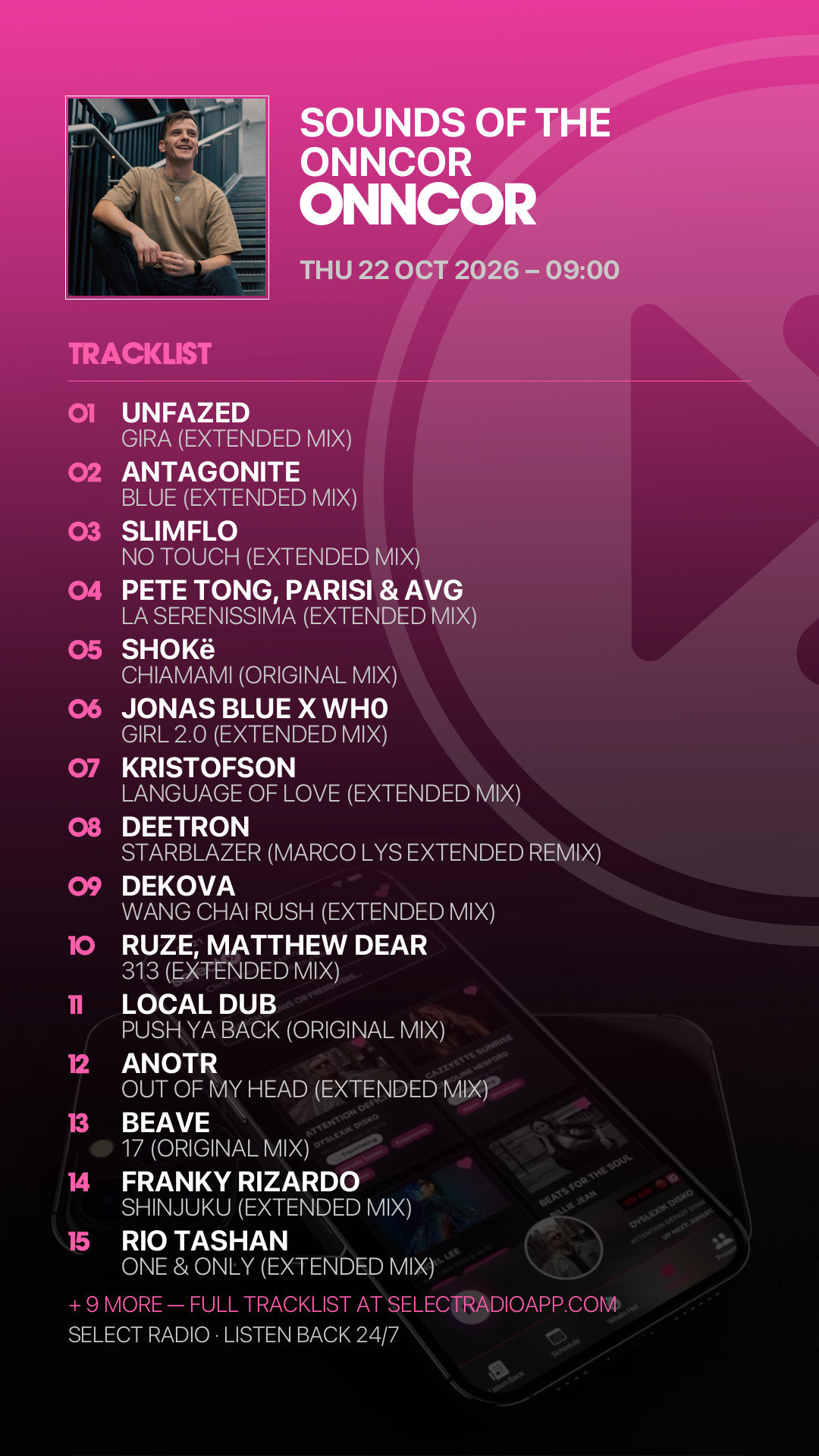 Tracklist Story Preview