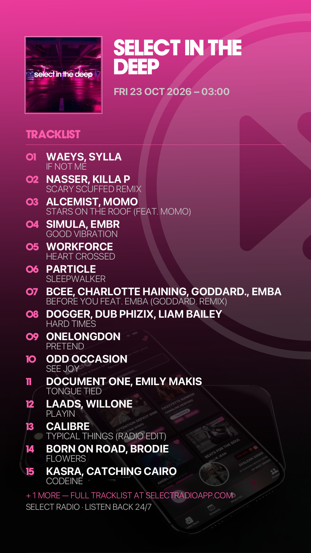 Tracklist Story Preview
