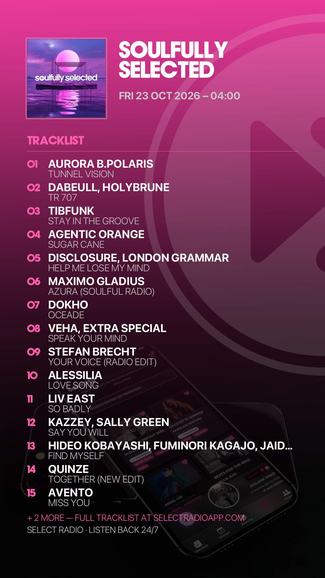Tracklist Story Preview