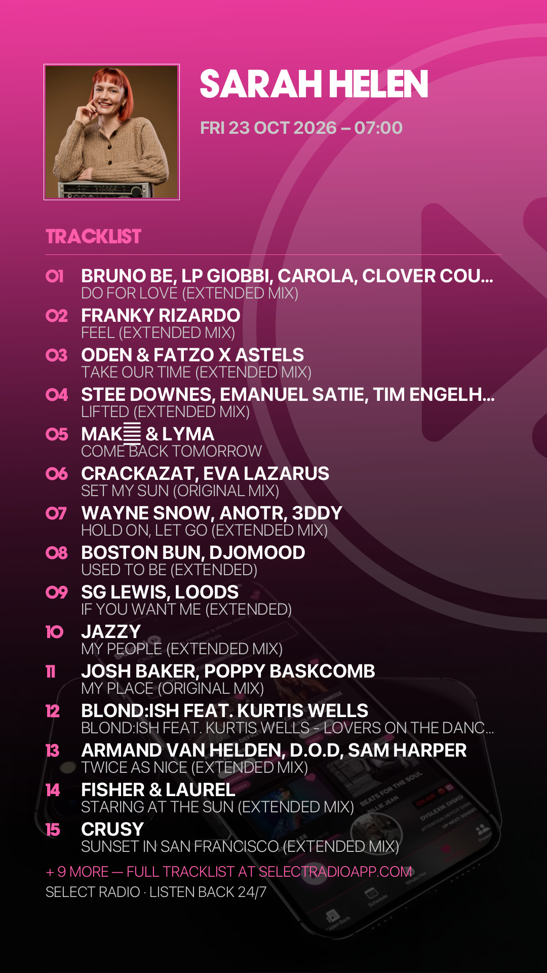 Tracklist Story Preview
