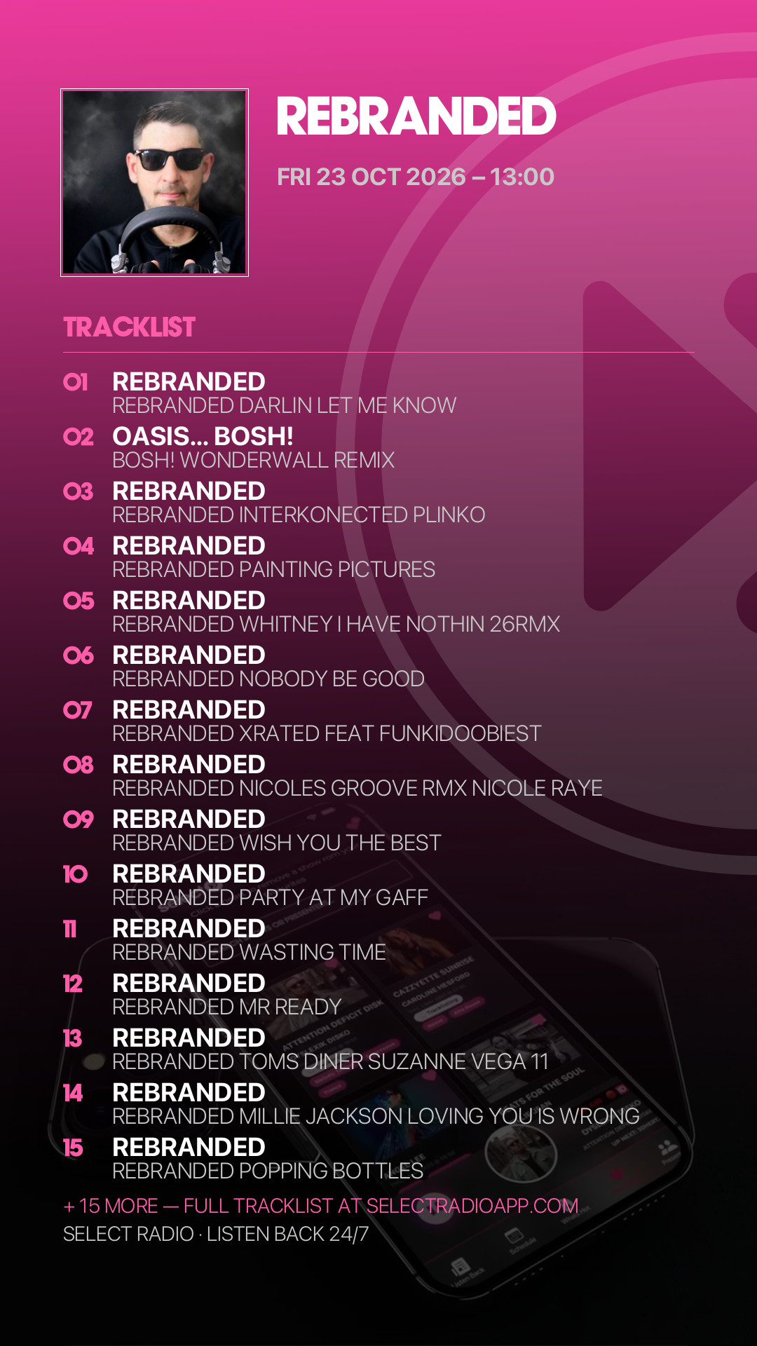 Tracklist Story Preview