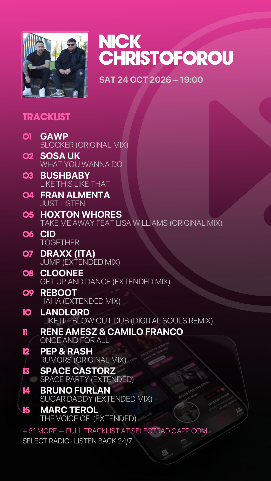 Tracklist Story Preview