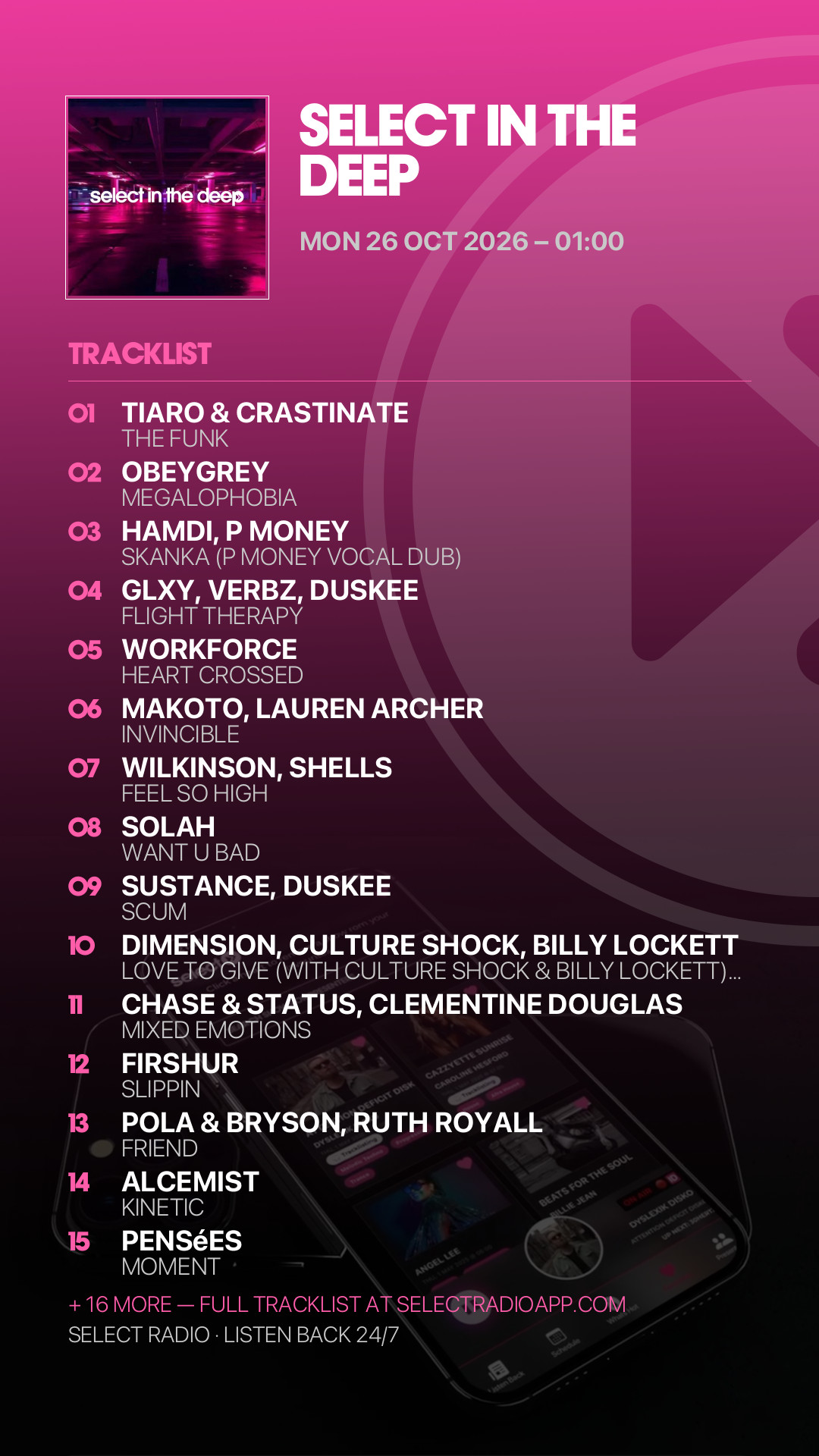 Tracklist Story Preview