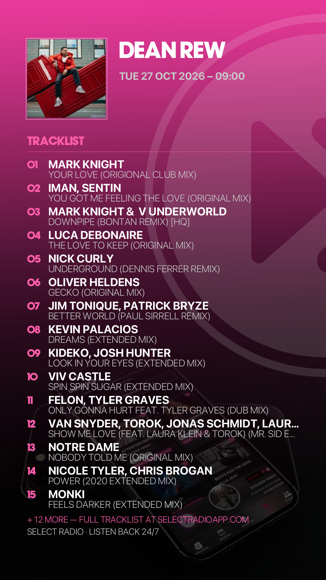 Tracklist Story Preview
