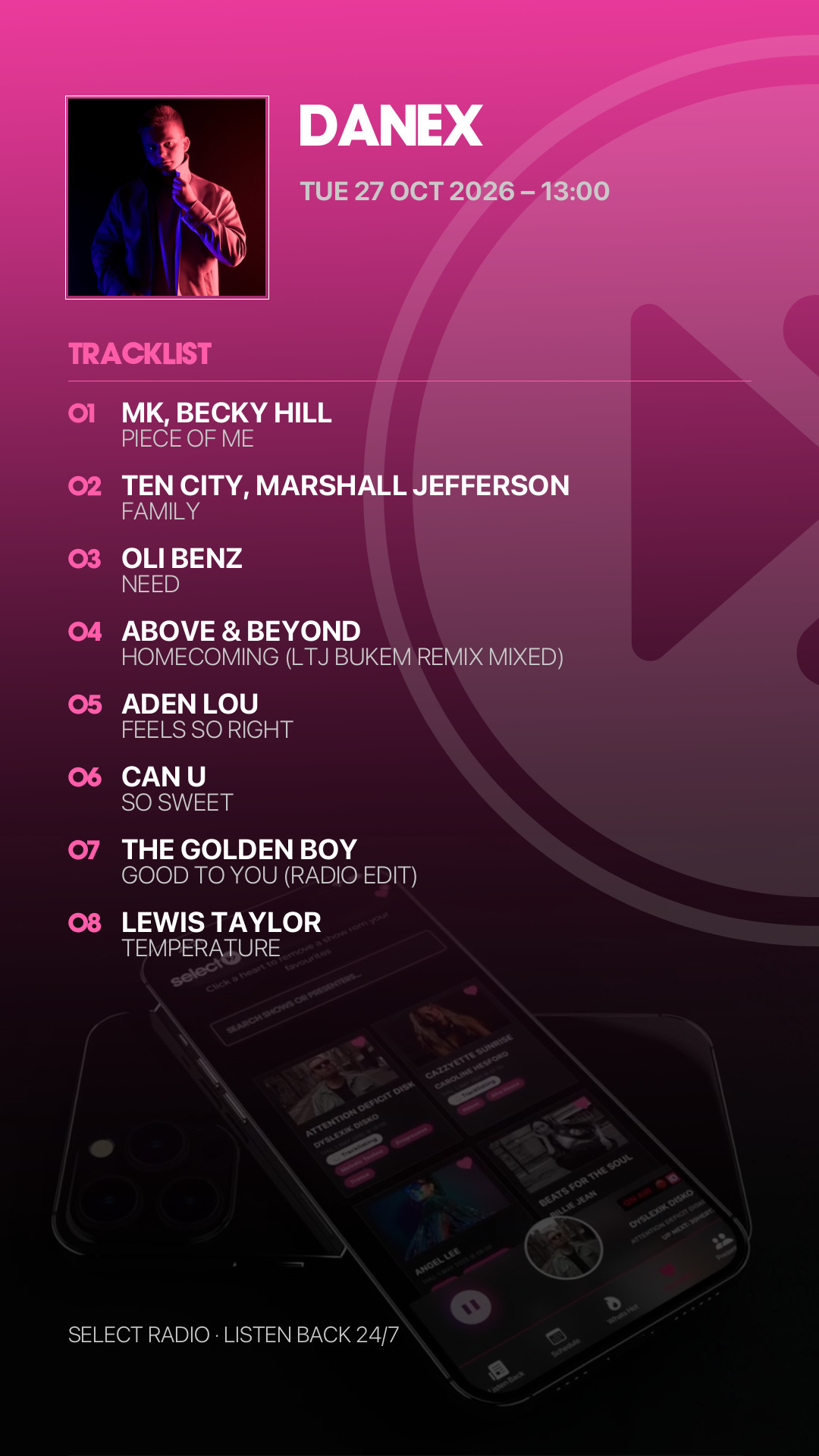Tracklist Story Preview