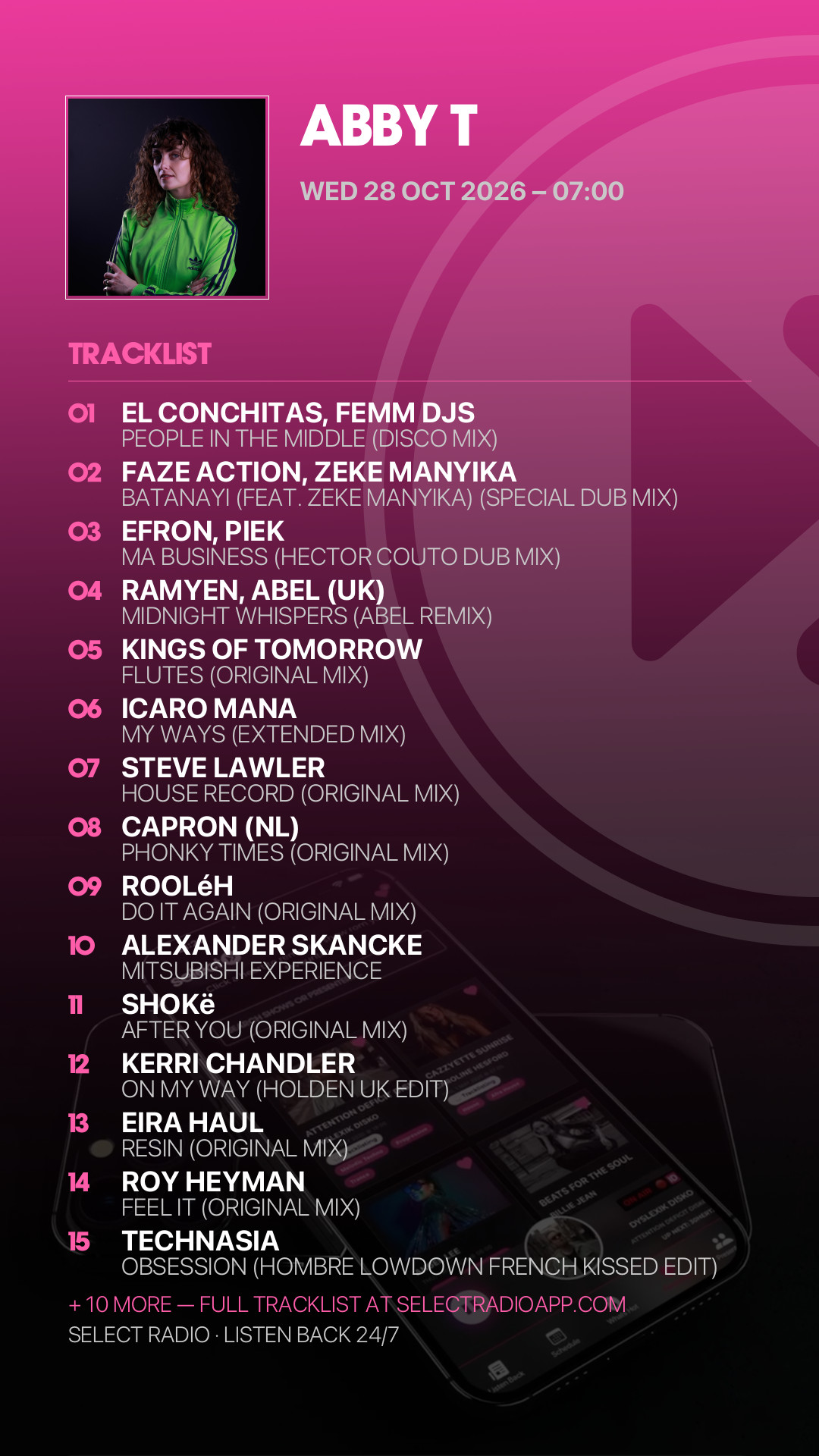 Tracklist Story Preview