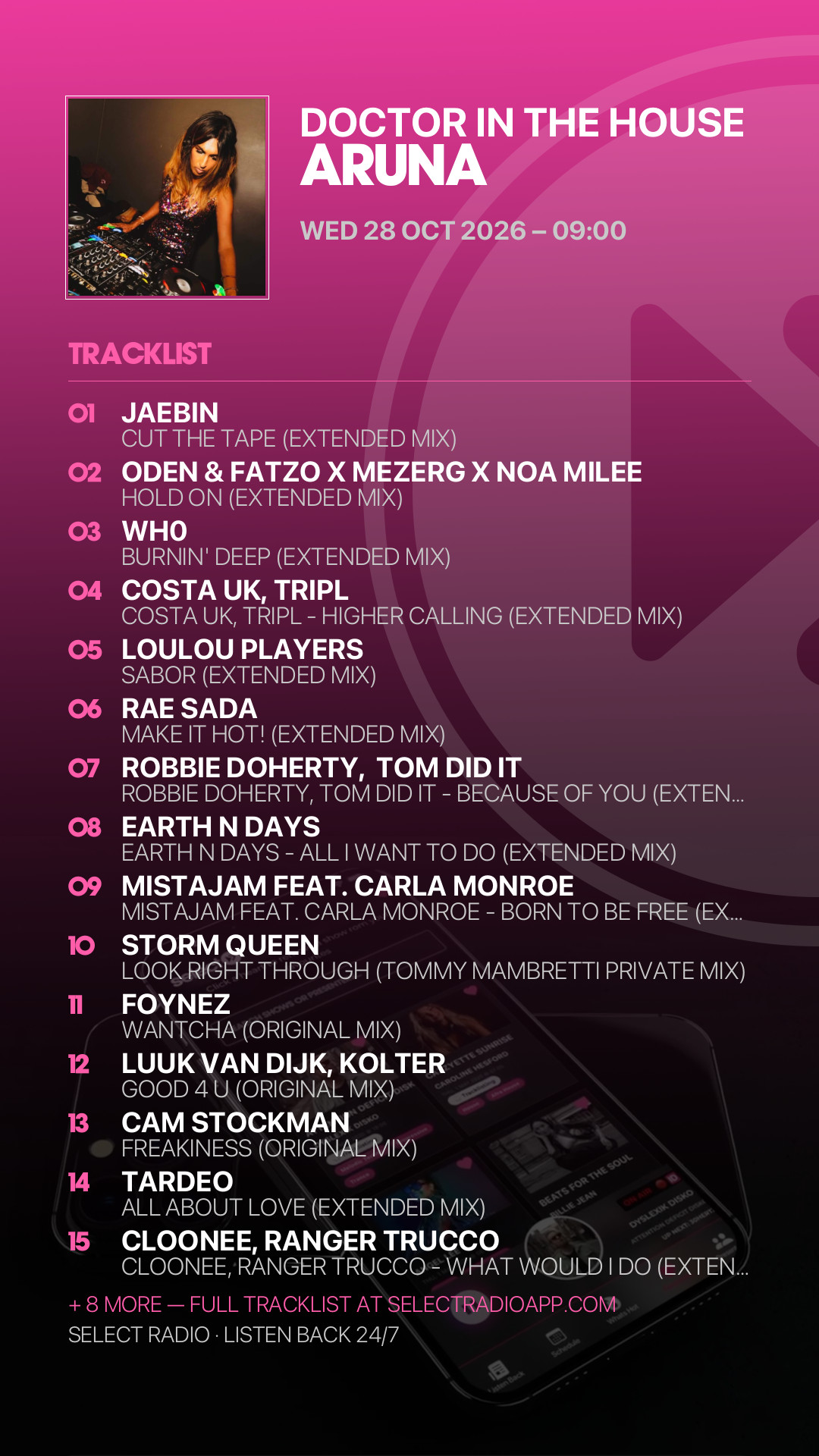 Tracklist Story Preview