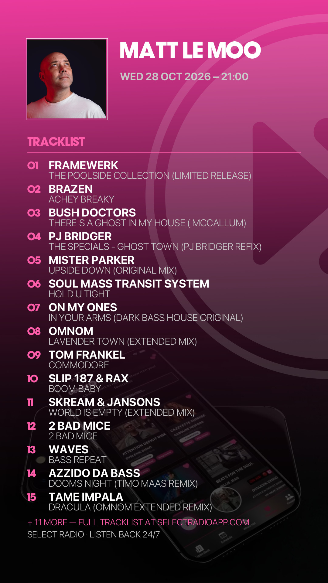 Tracklist Story Preview