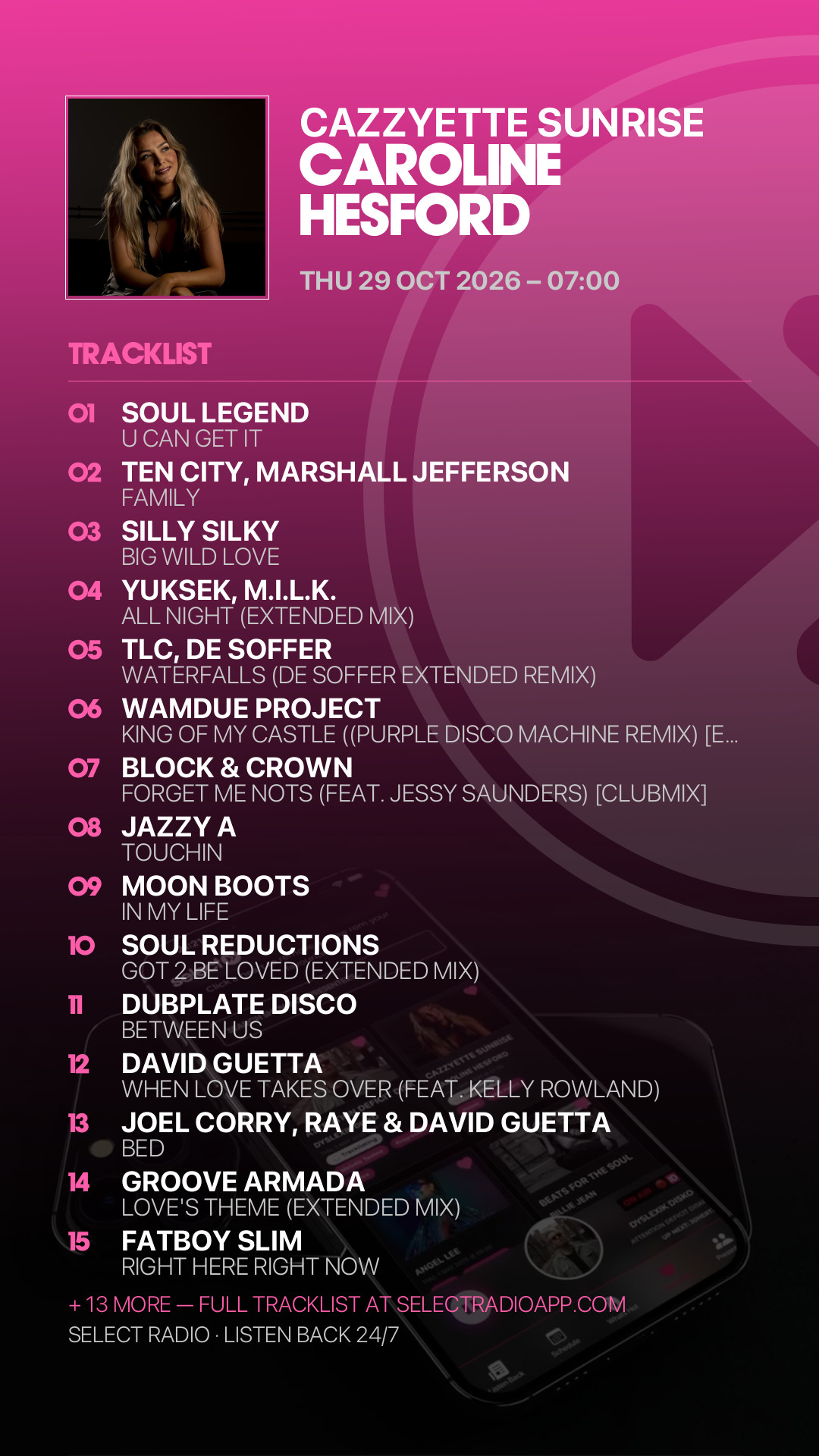 Tracklist Story Preview
