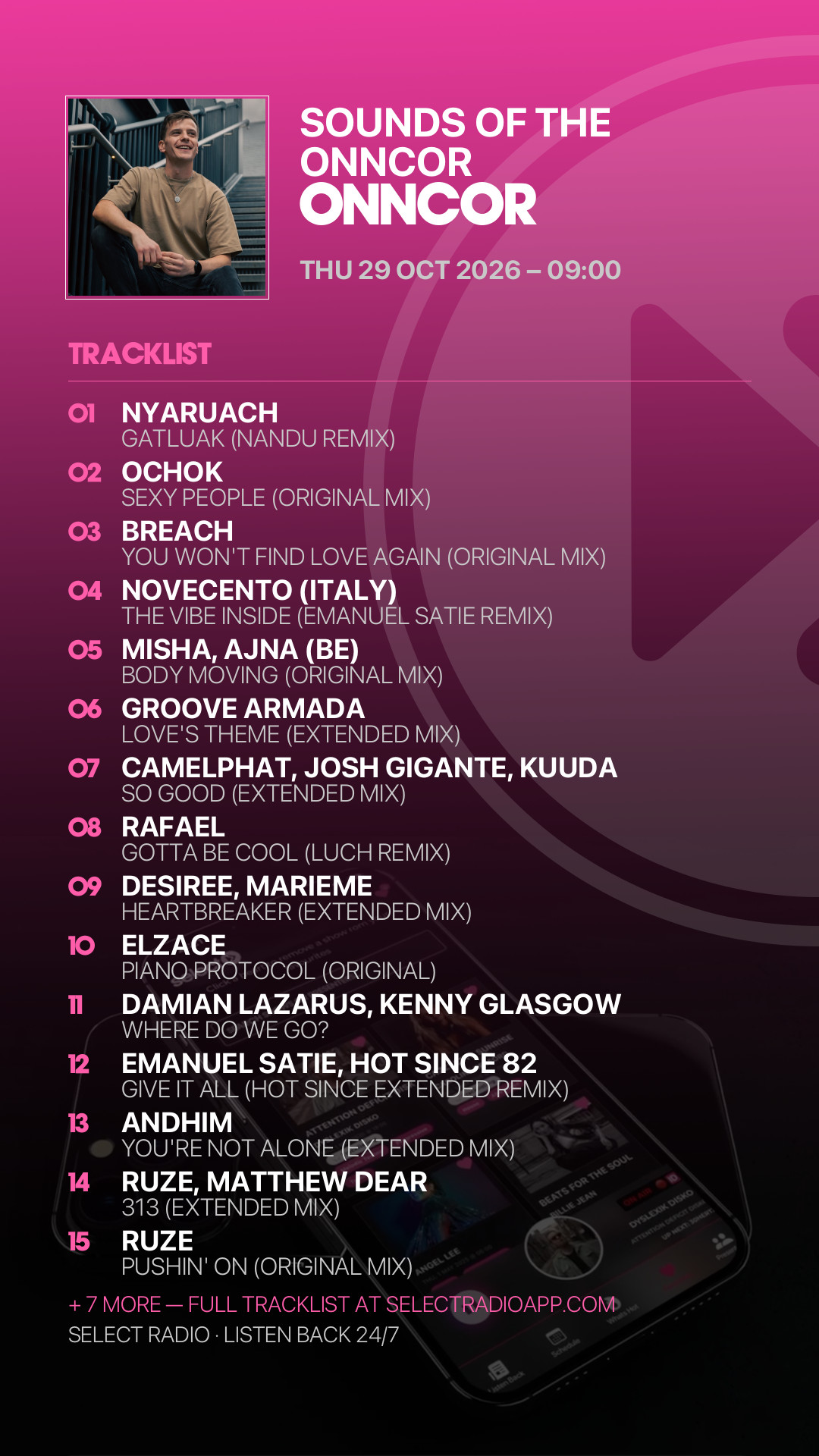 Tracklist Story Preview