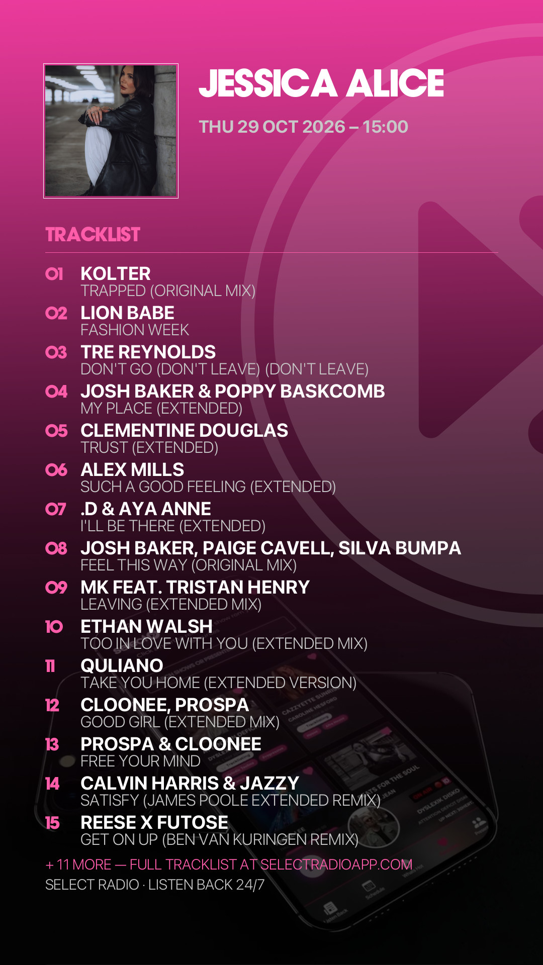 Tracklist Story Preview