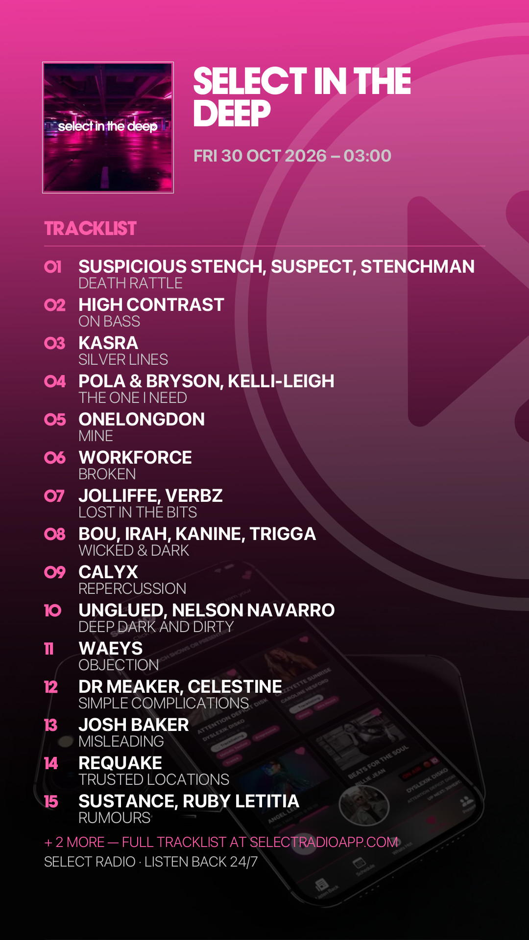 Tracklist Story Preview