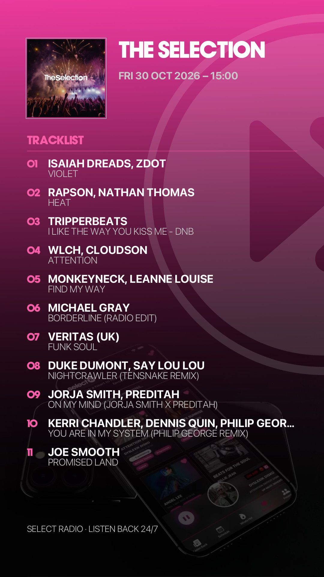 Tracklist Story Preview