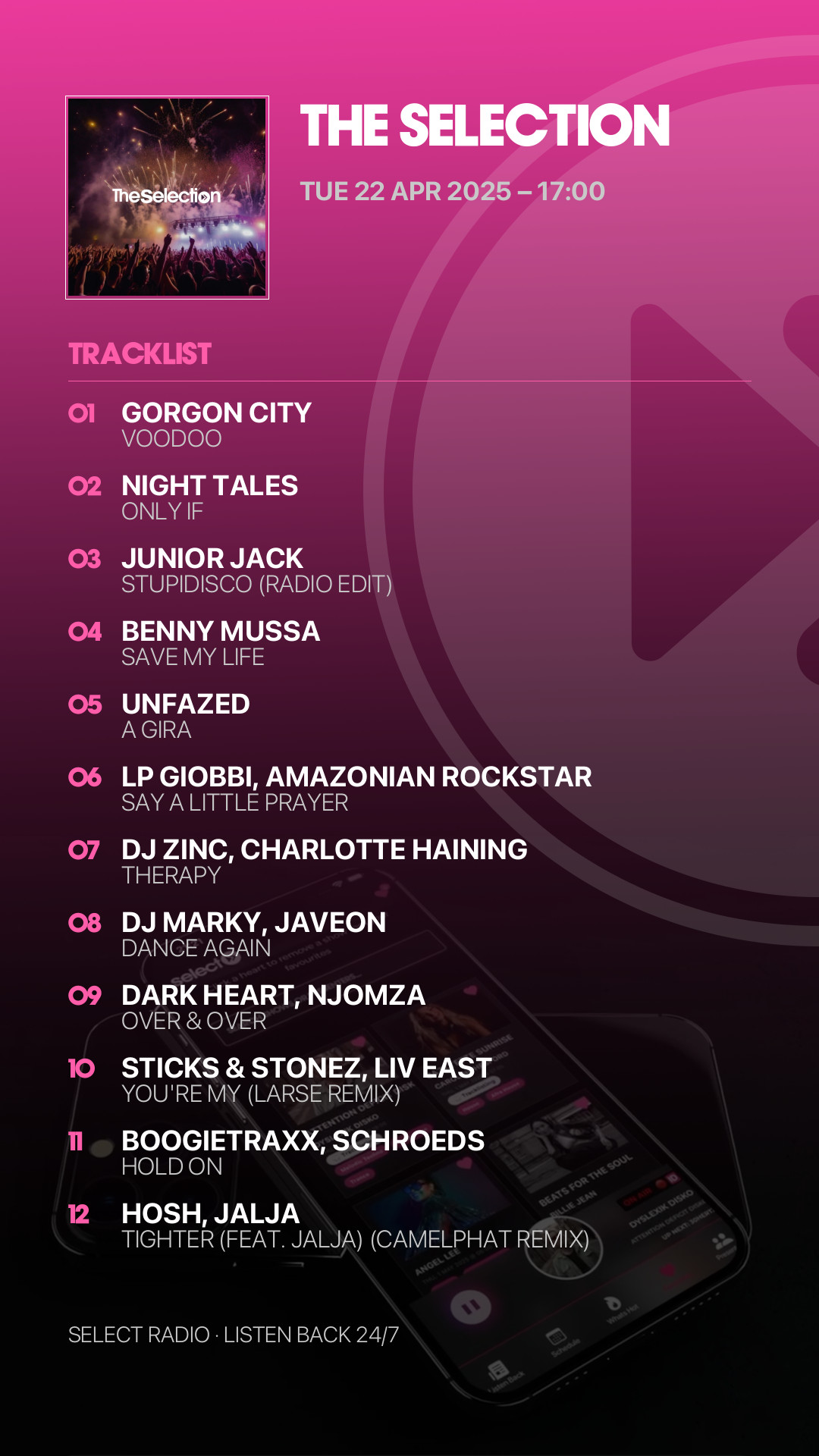 Tracklist Story Preview