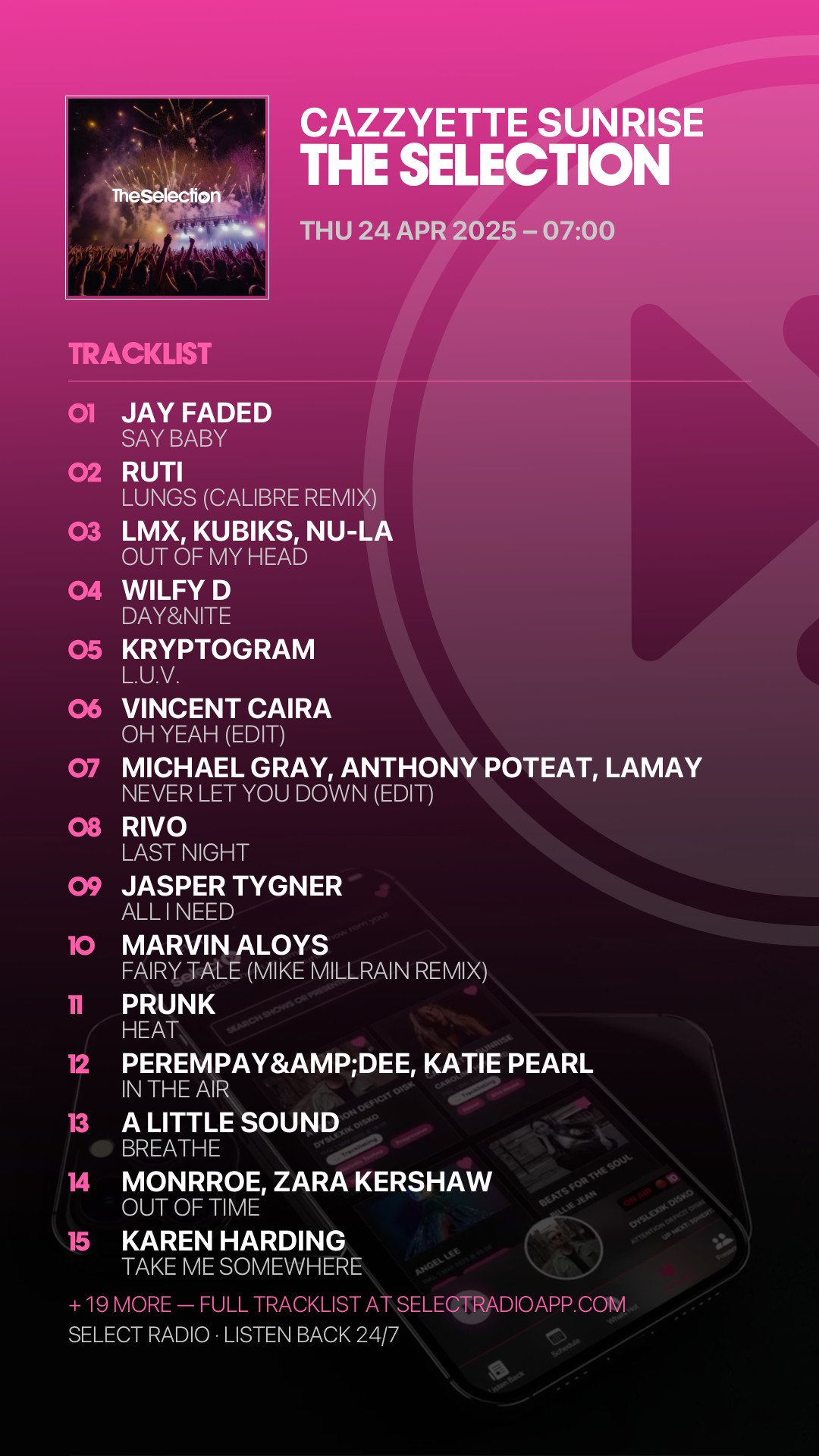 Tracklist Story Preview
