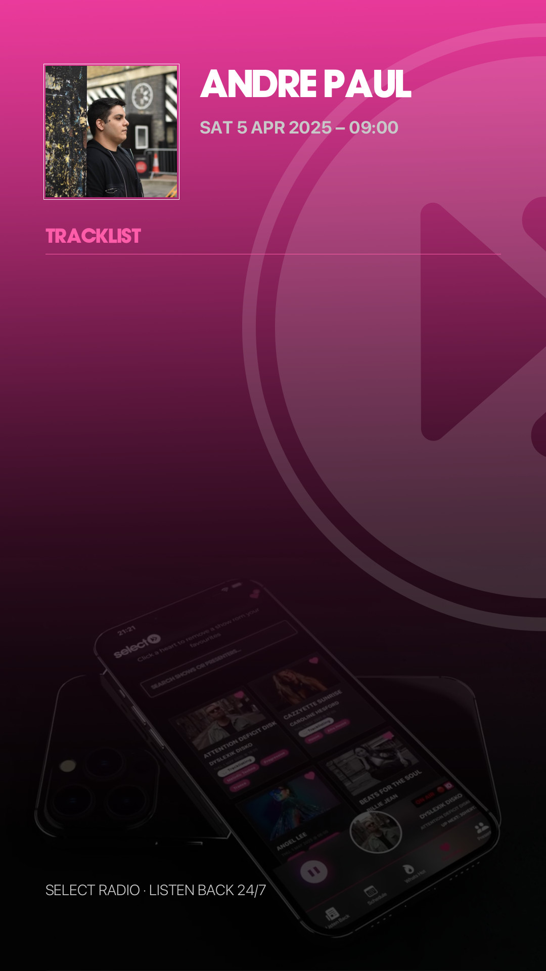 Tracklist Story Preview