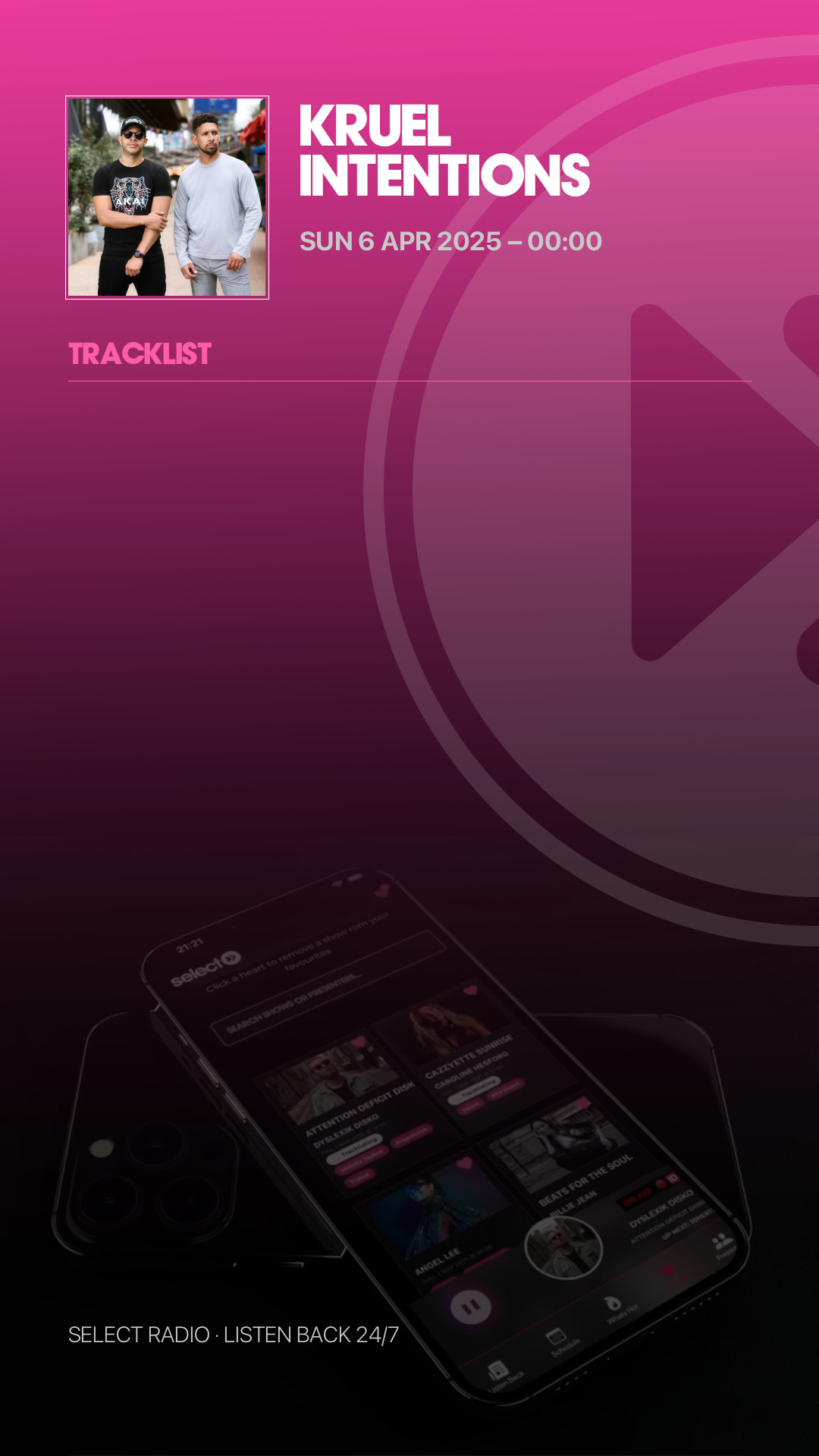 Tracklist Story Preview