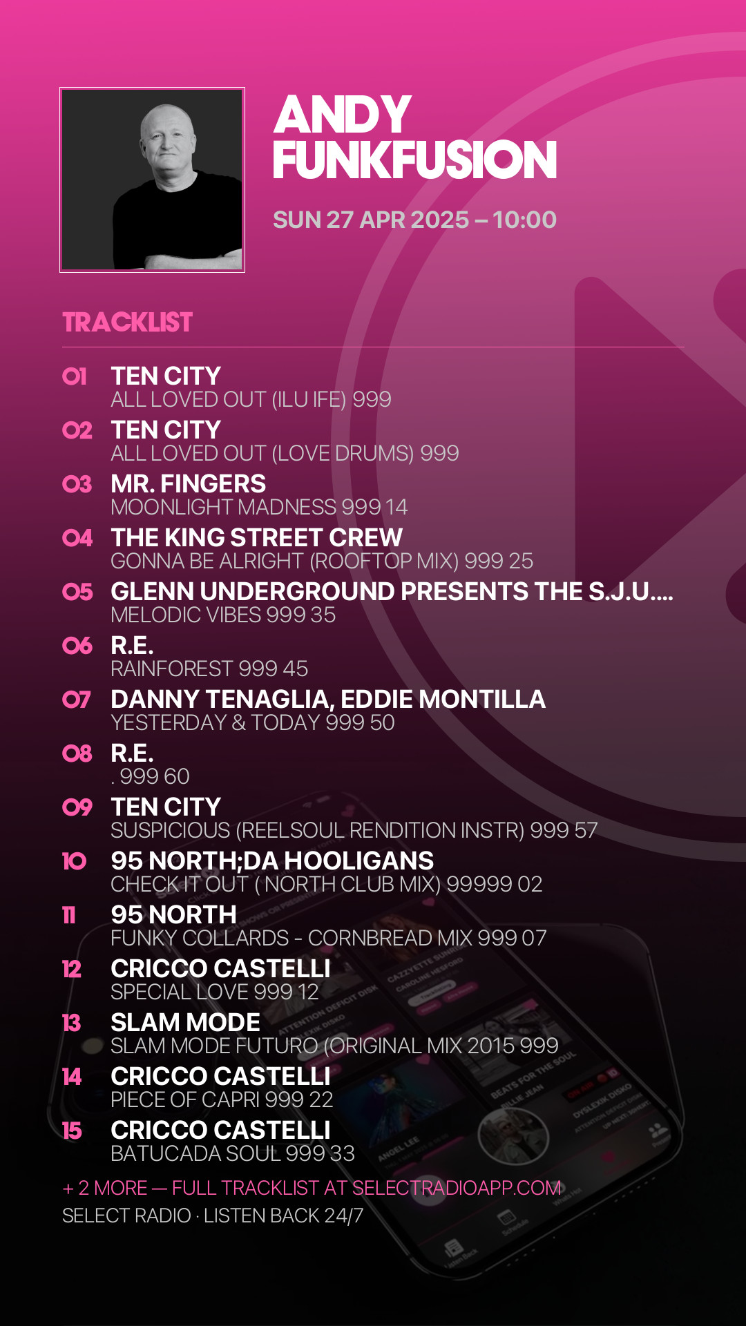 Tracklist Story Preview