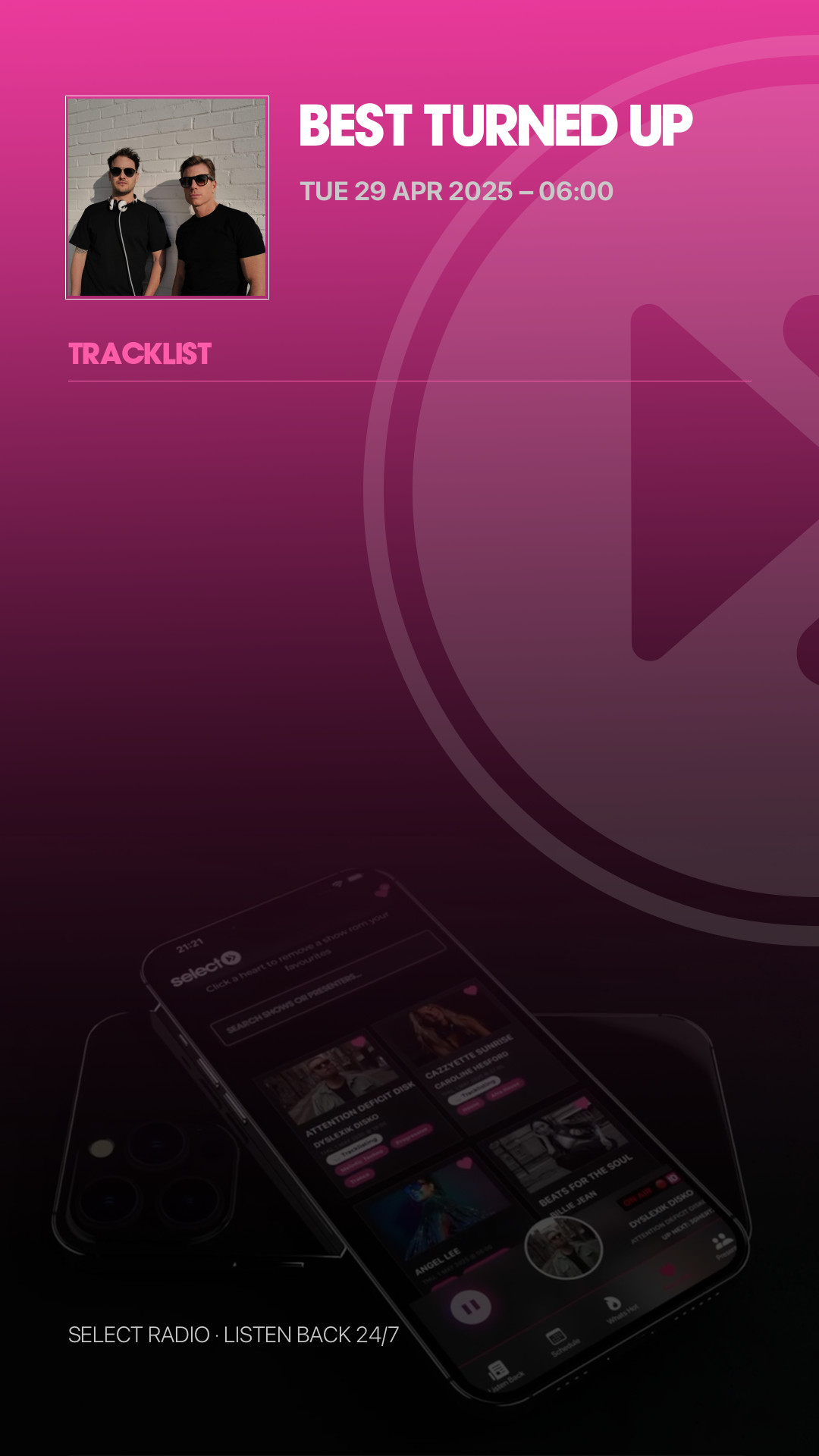 Tracklist Story Preview
