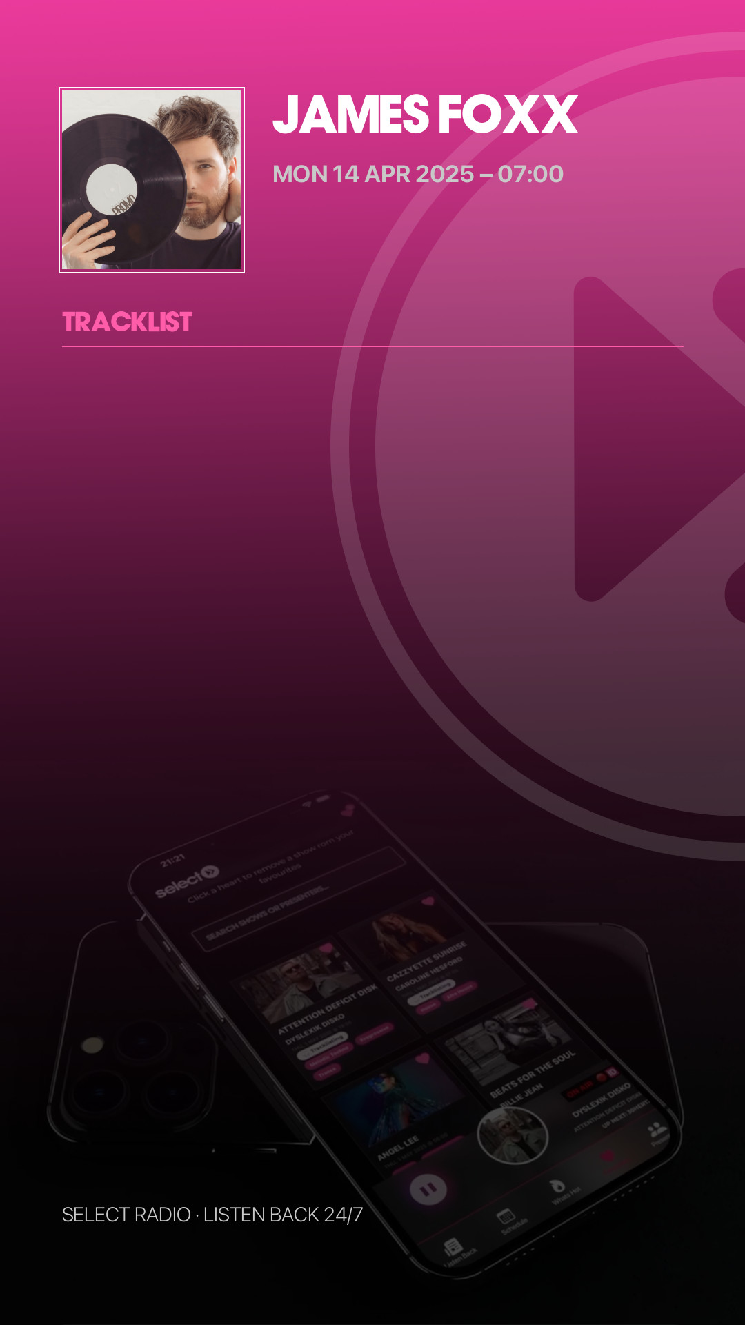 Tracklist Story Preview