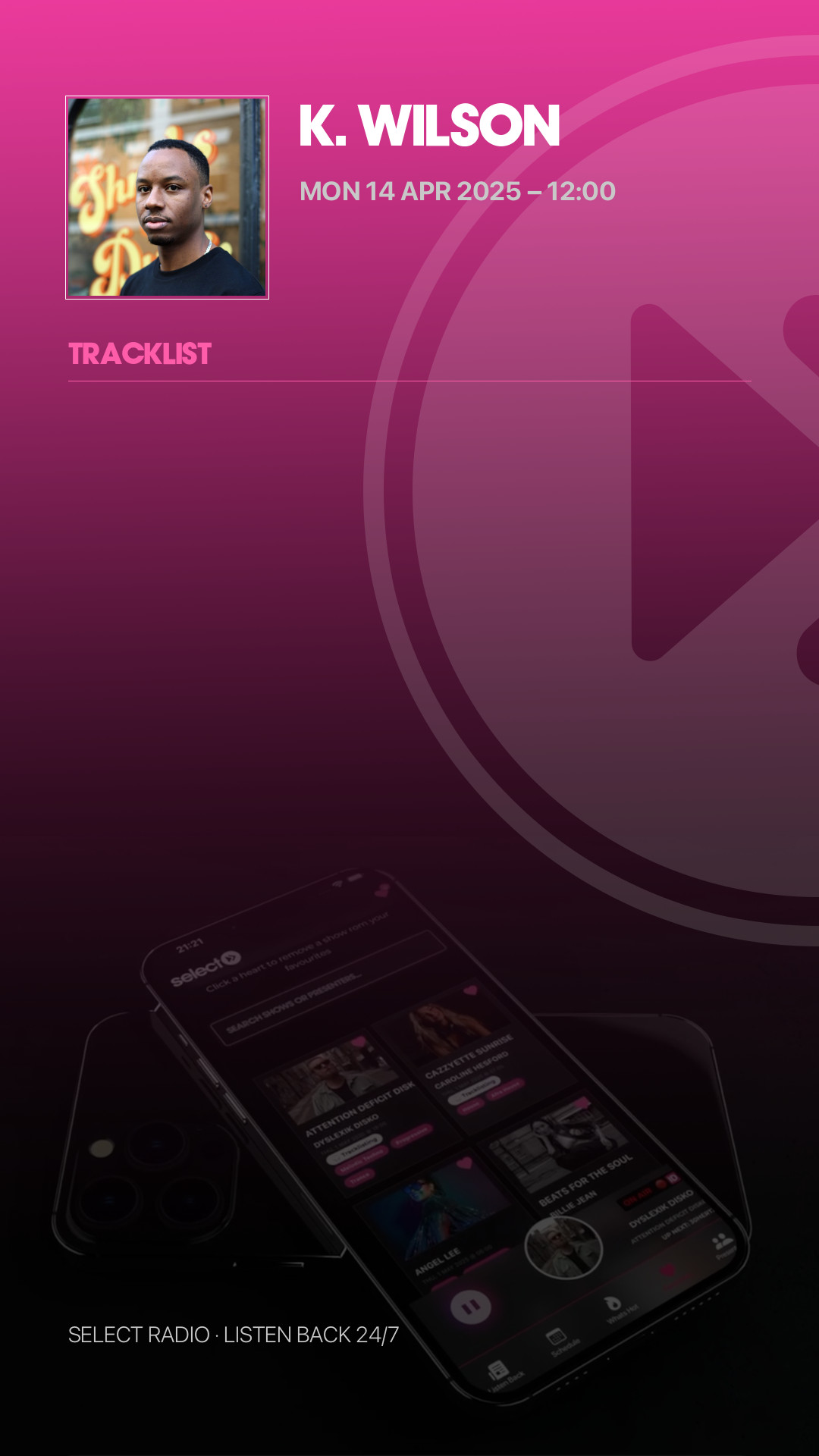 Tracklist Story Preview