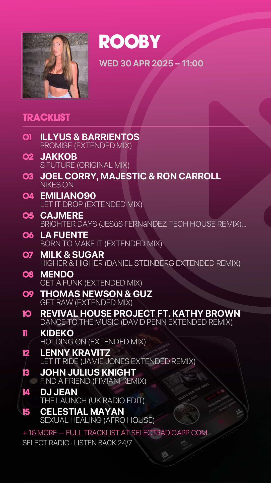 Tracklist Story Preview