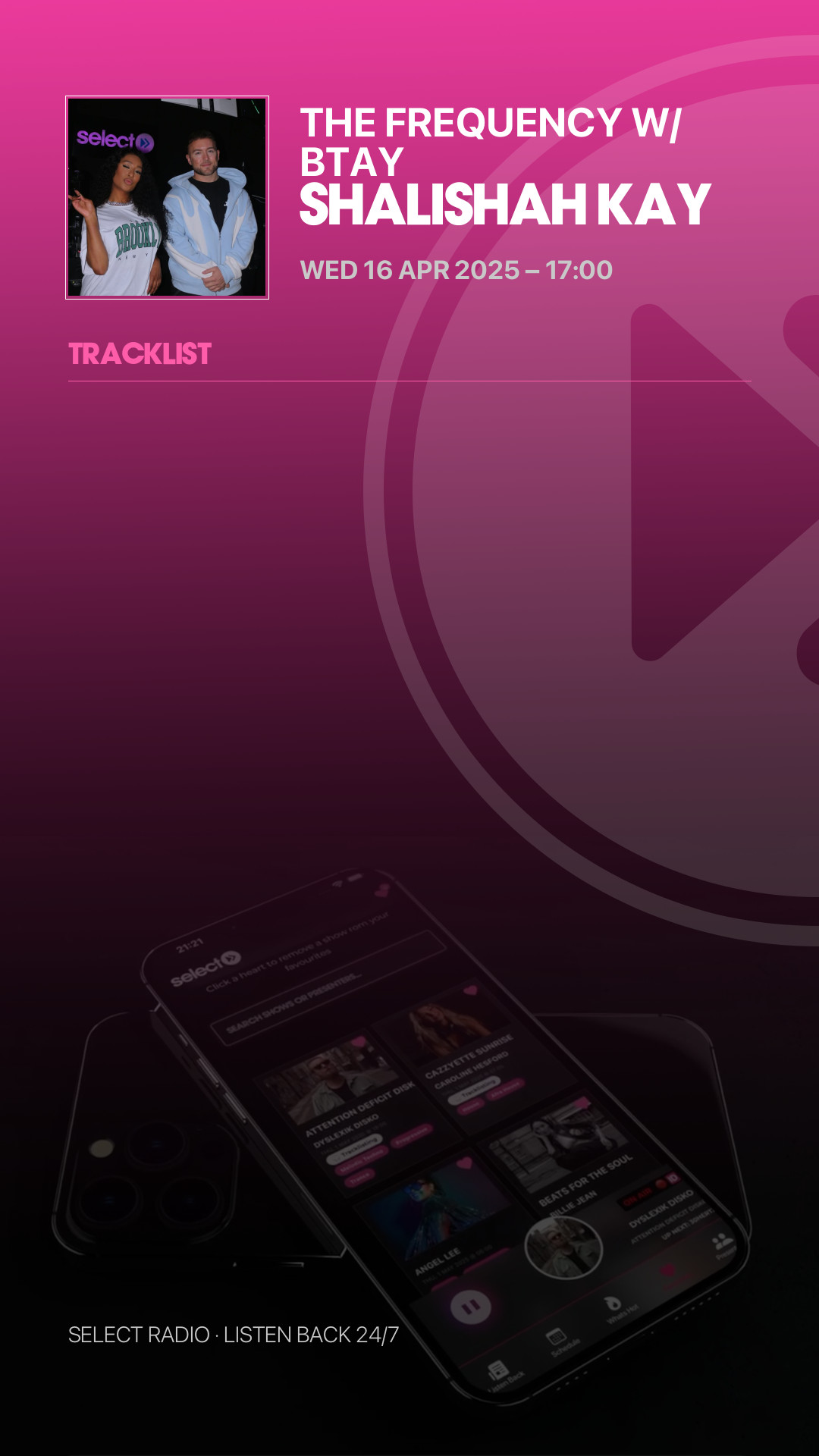 Tracklist Story Preview