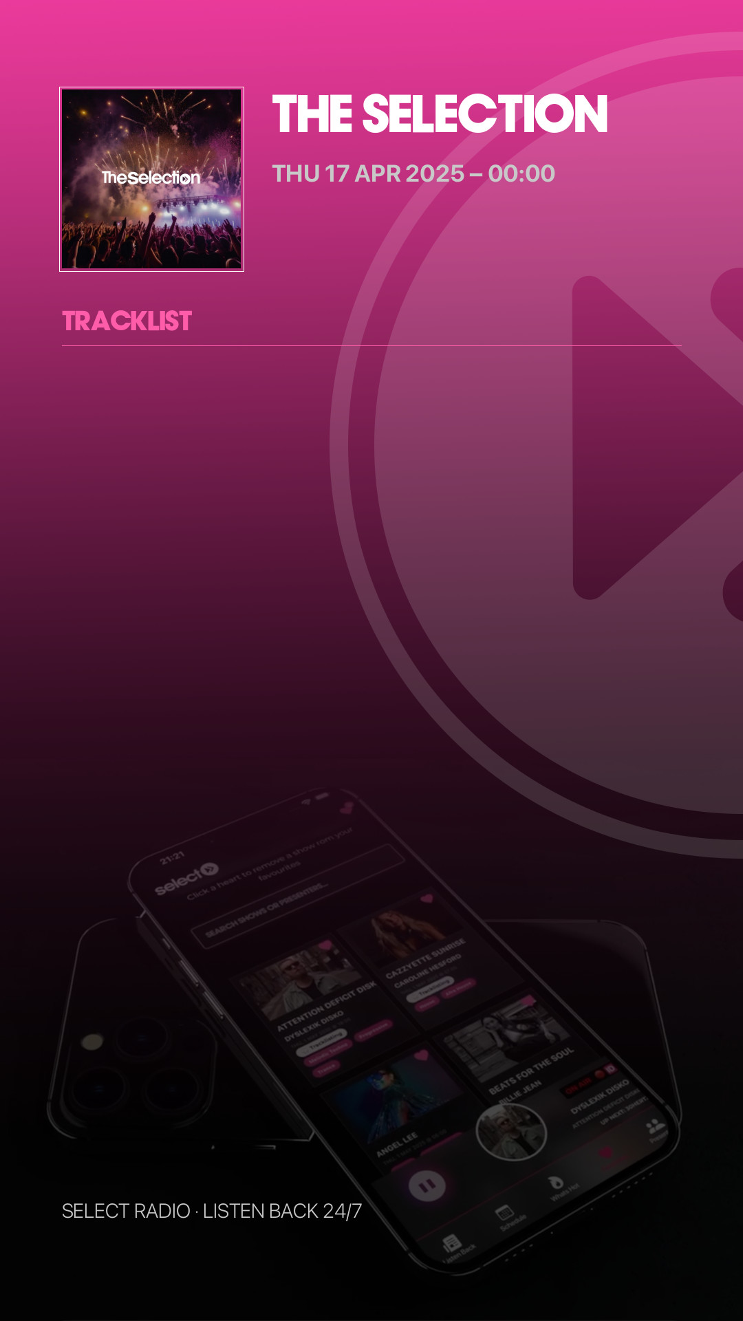Tracklist Story Preview