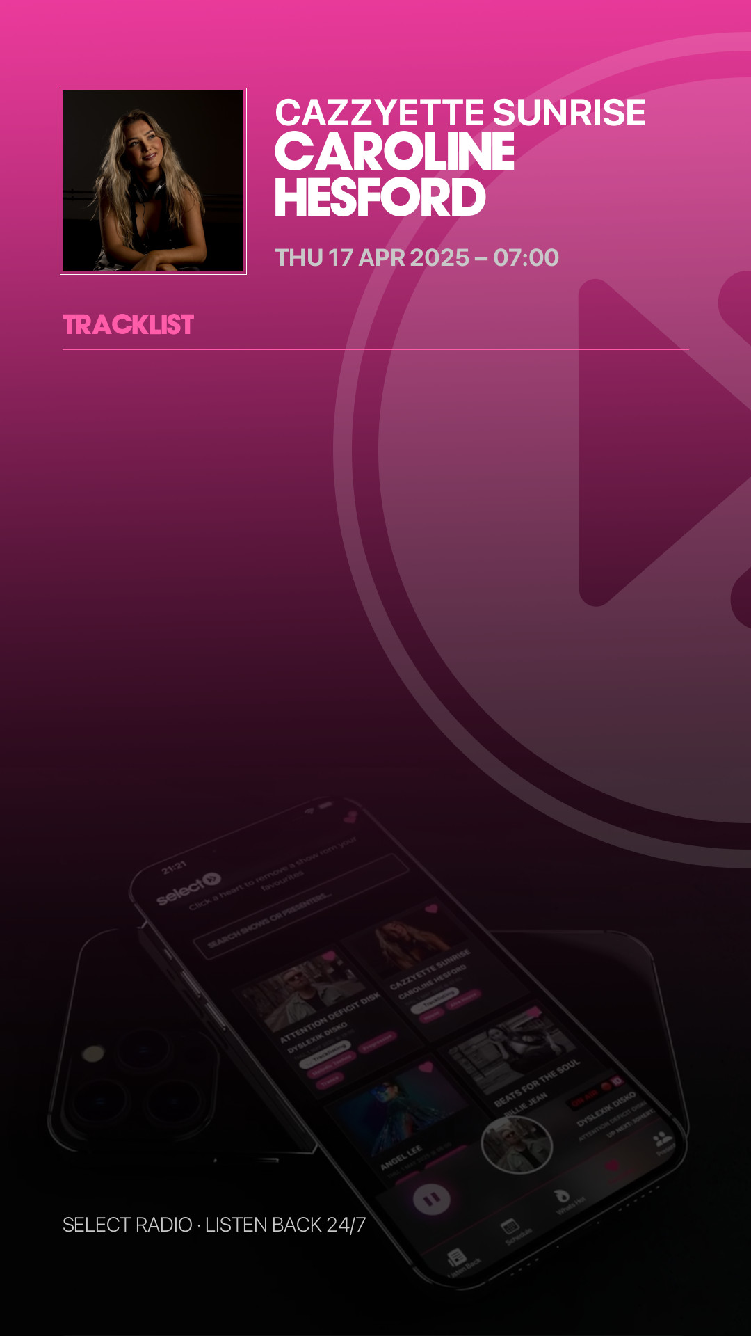 Tracklist Story Preview