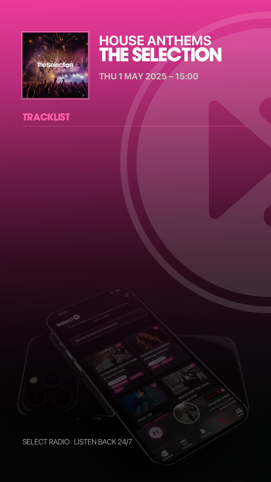 Tracklist Story Preview