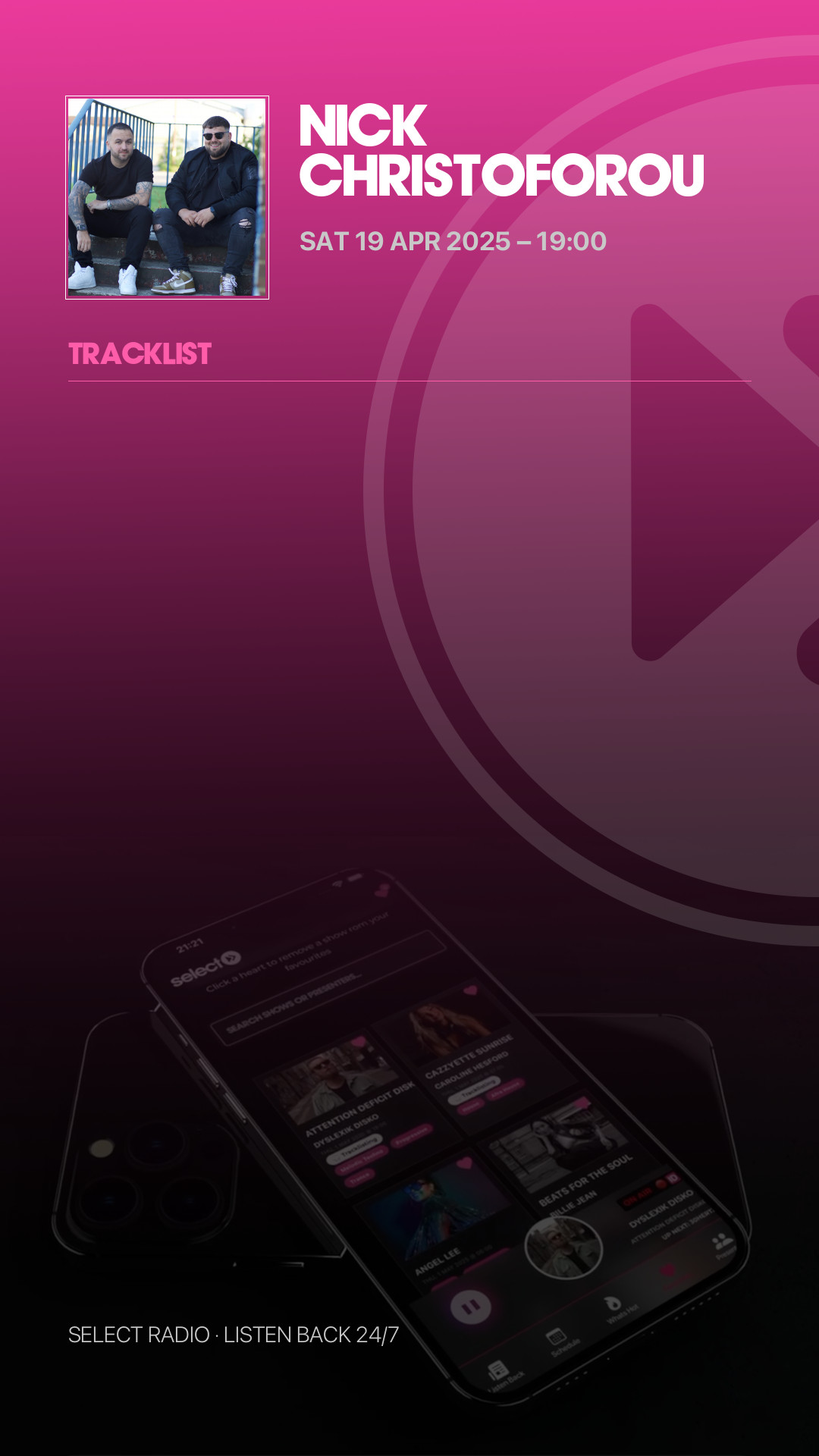 Tracklist Story Preview