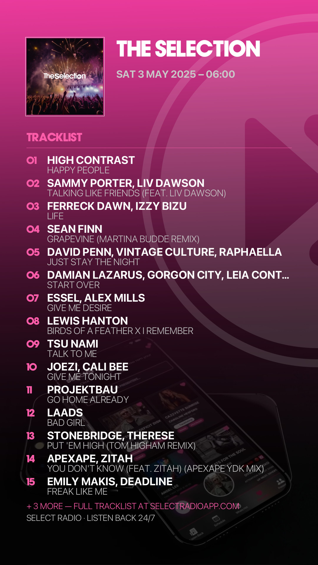 Tracklist Story Preview