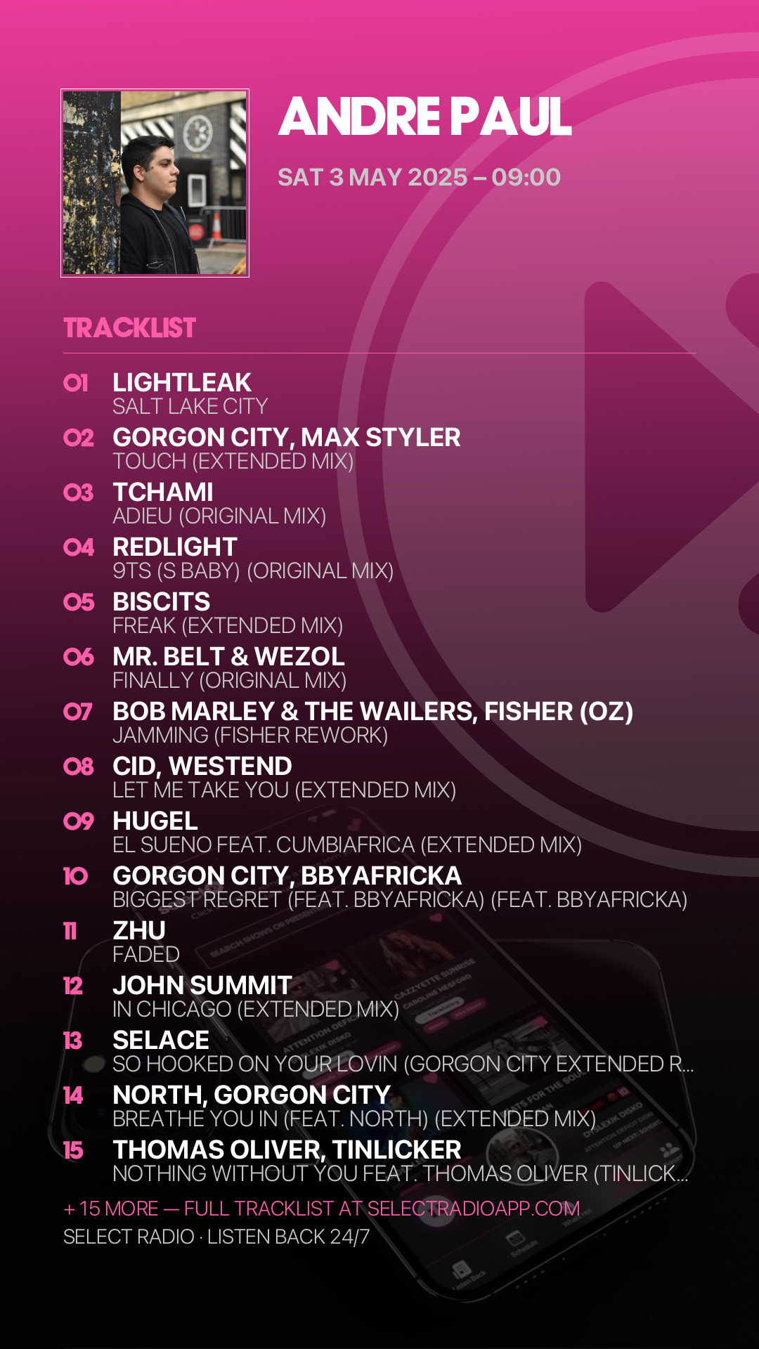 Tracklist Story Preview