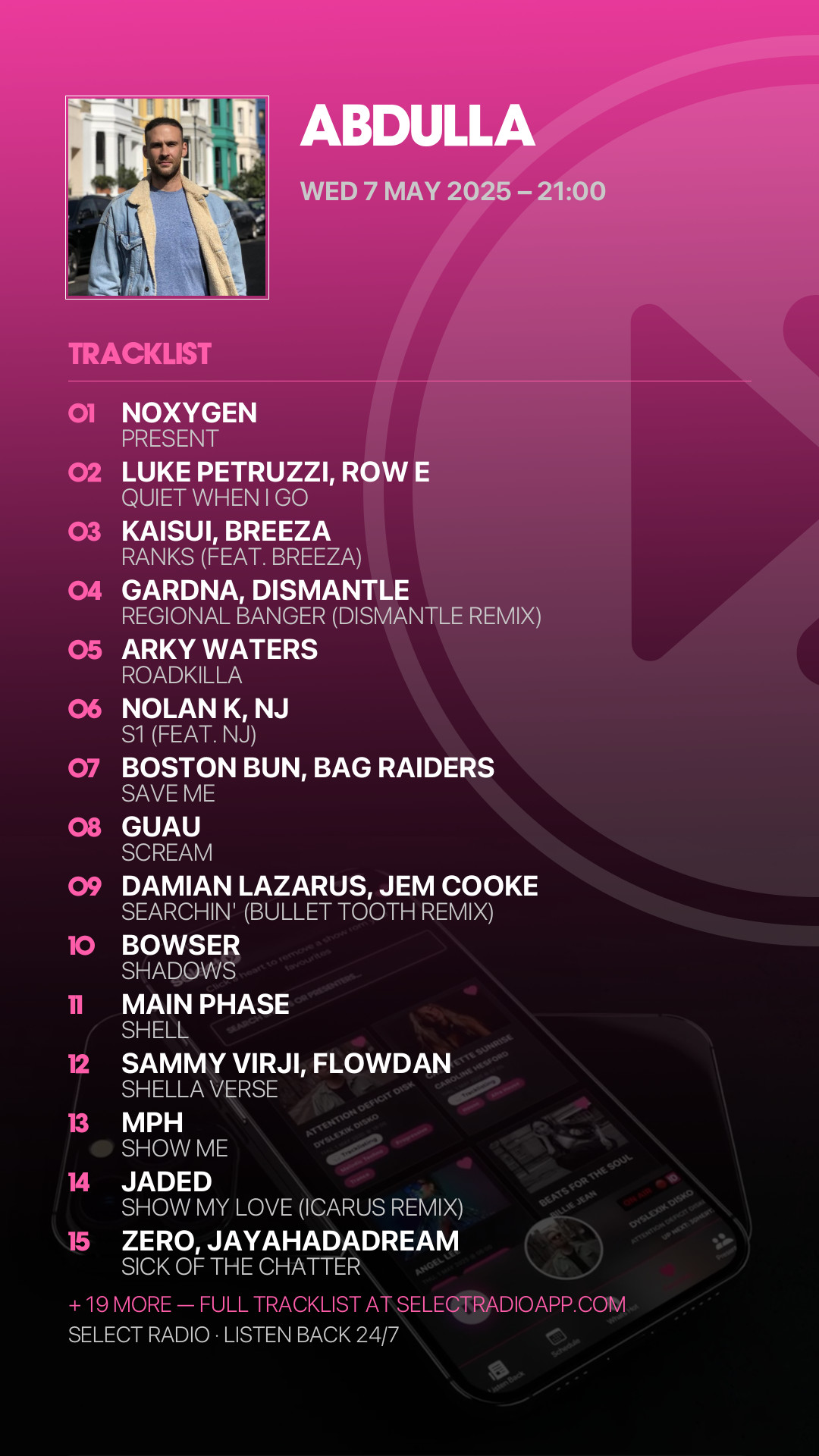 Tracklist Story Preview