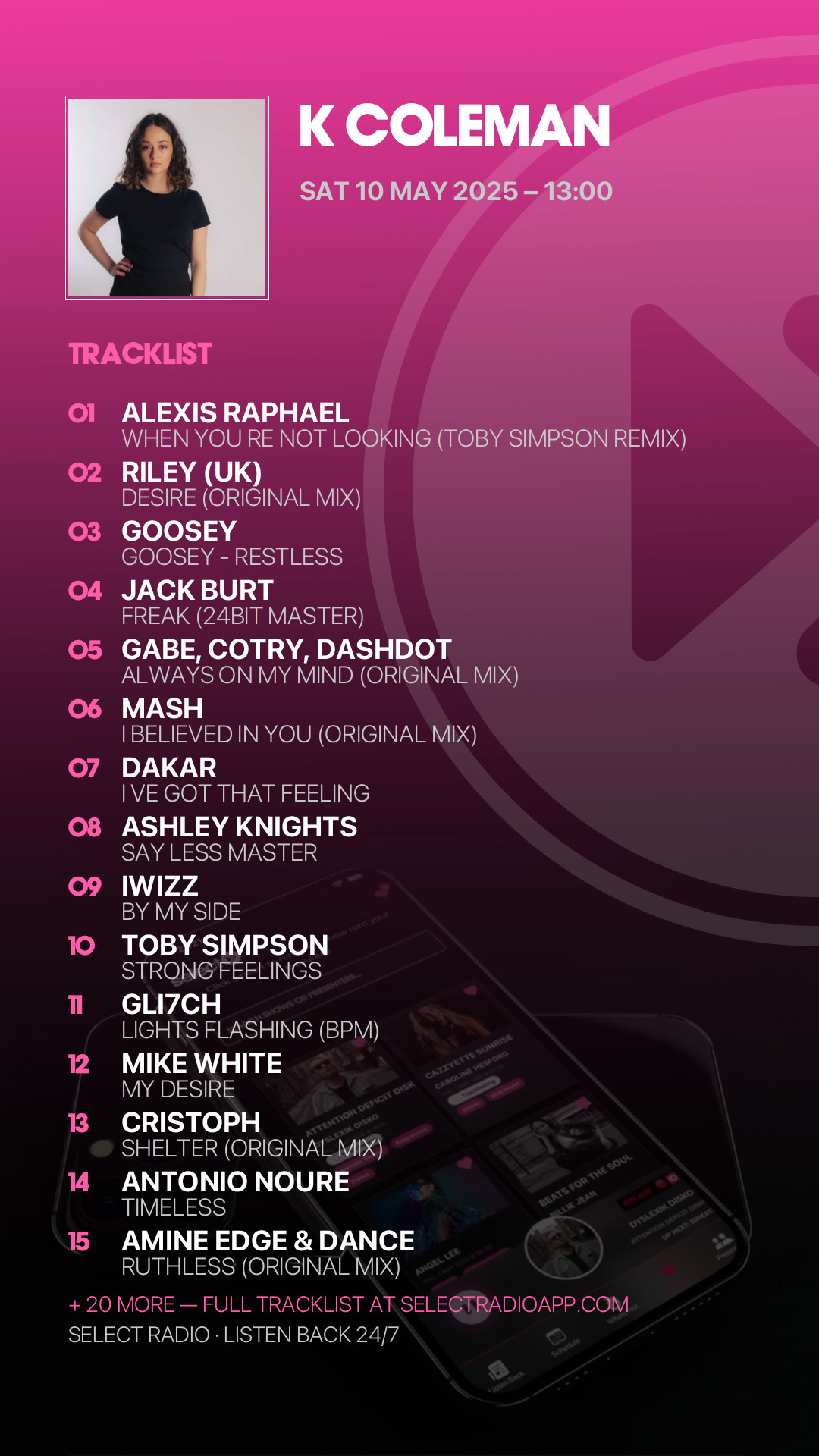 Tracklist Story Preview