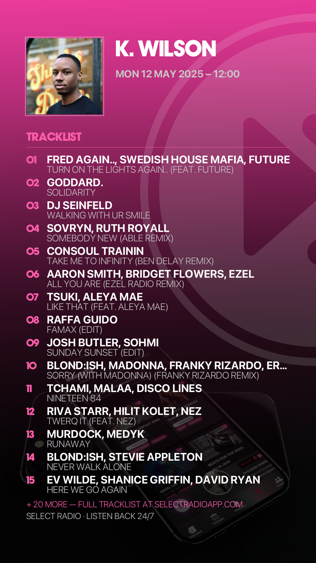 Tracklist Story Preview