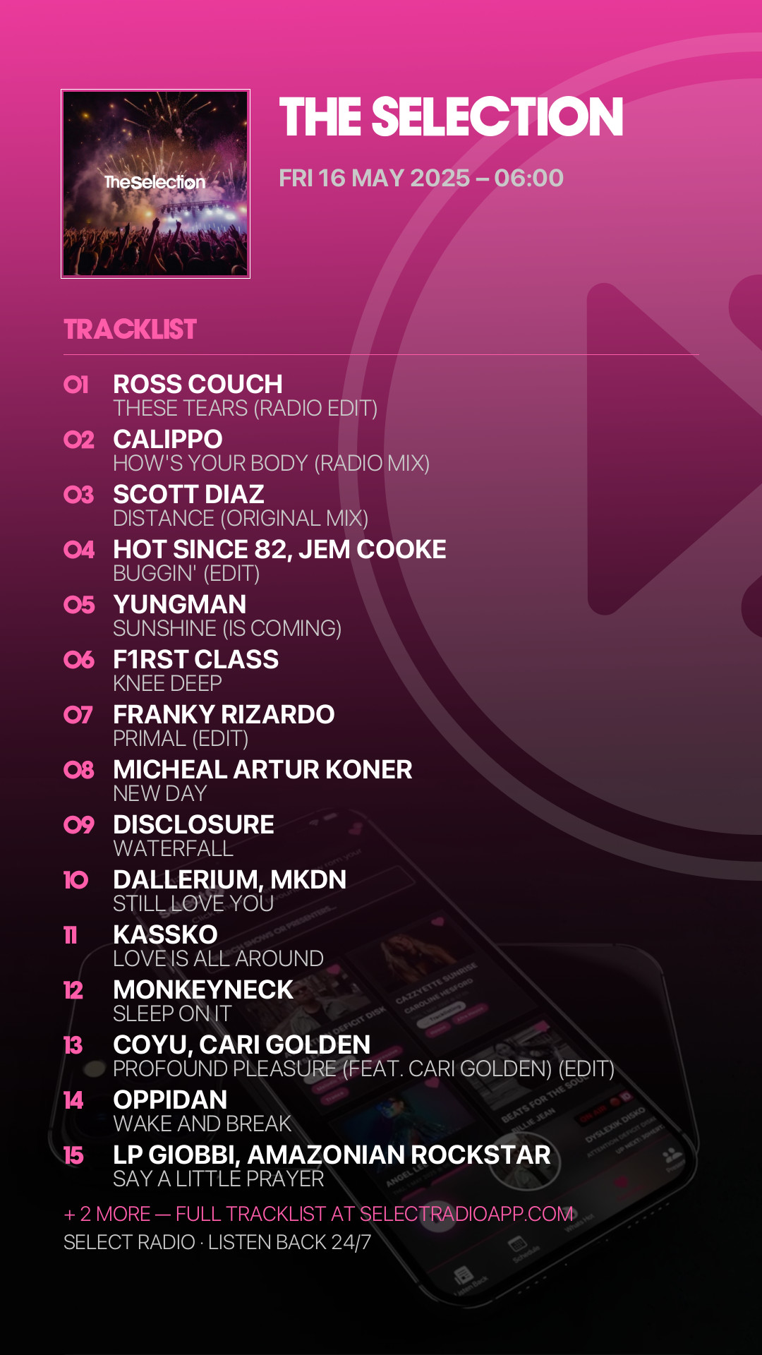 Tracklist Story Preview