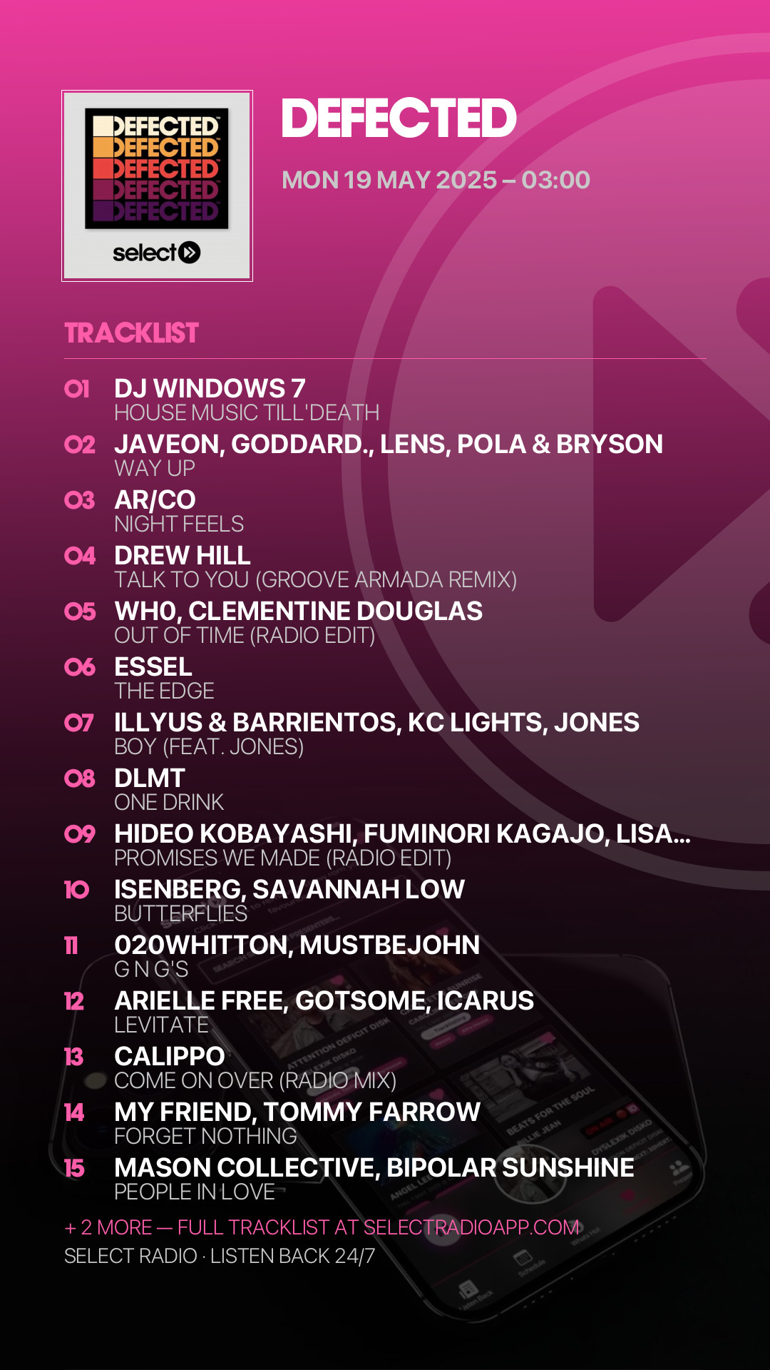 Tracklist Story Preview
