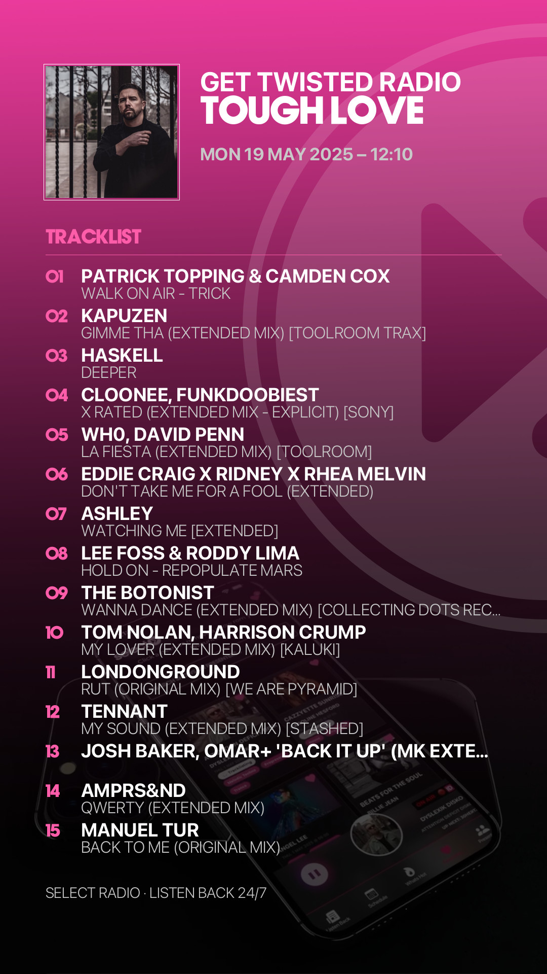 Tracklist Story Preview