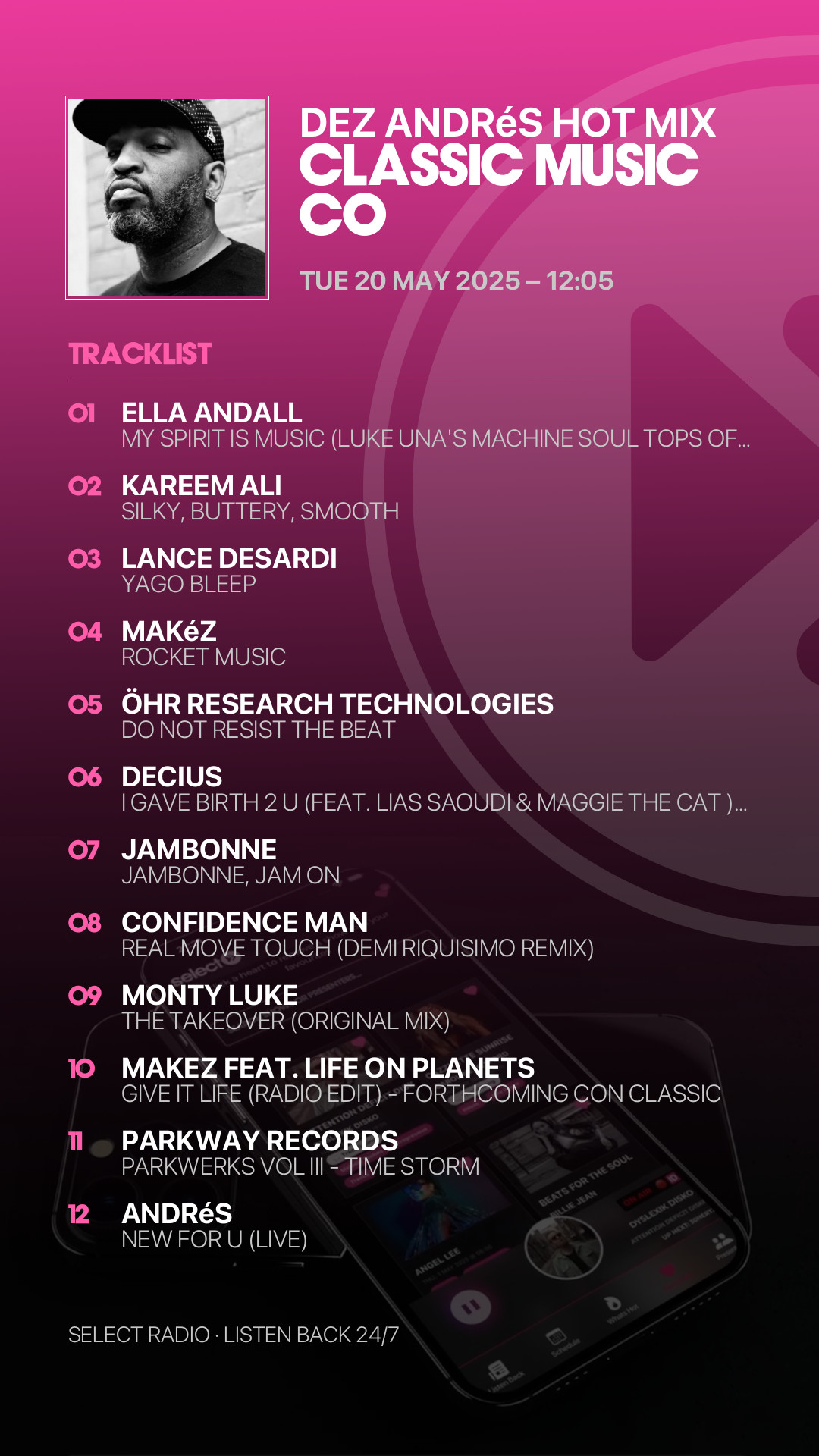 Tracklist Story Preview