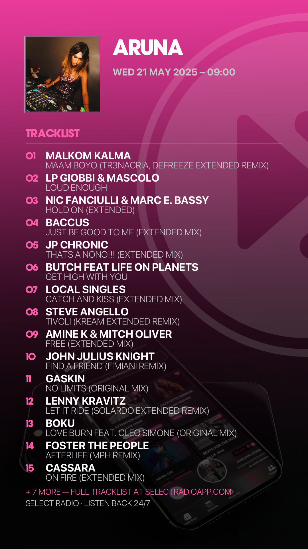 Tracklist Story Preview