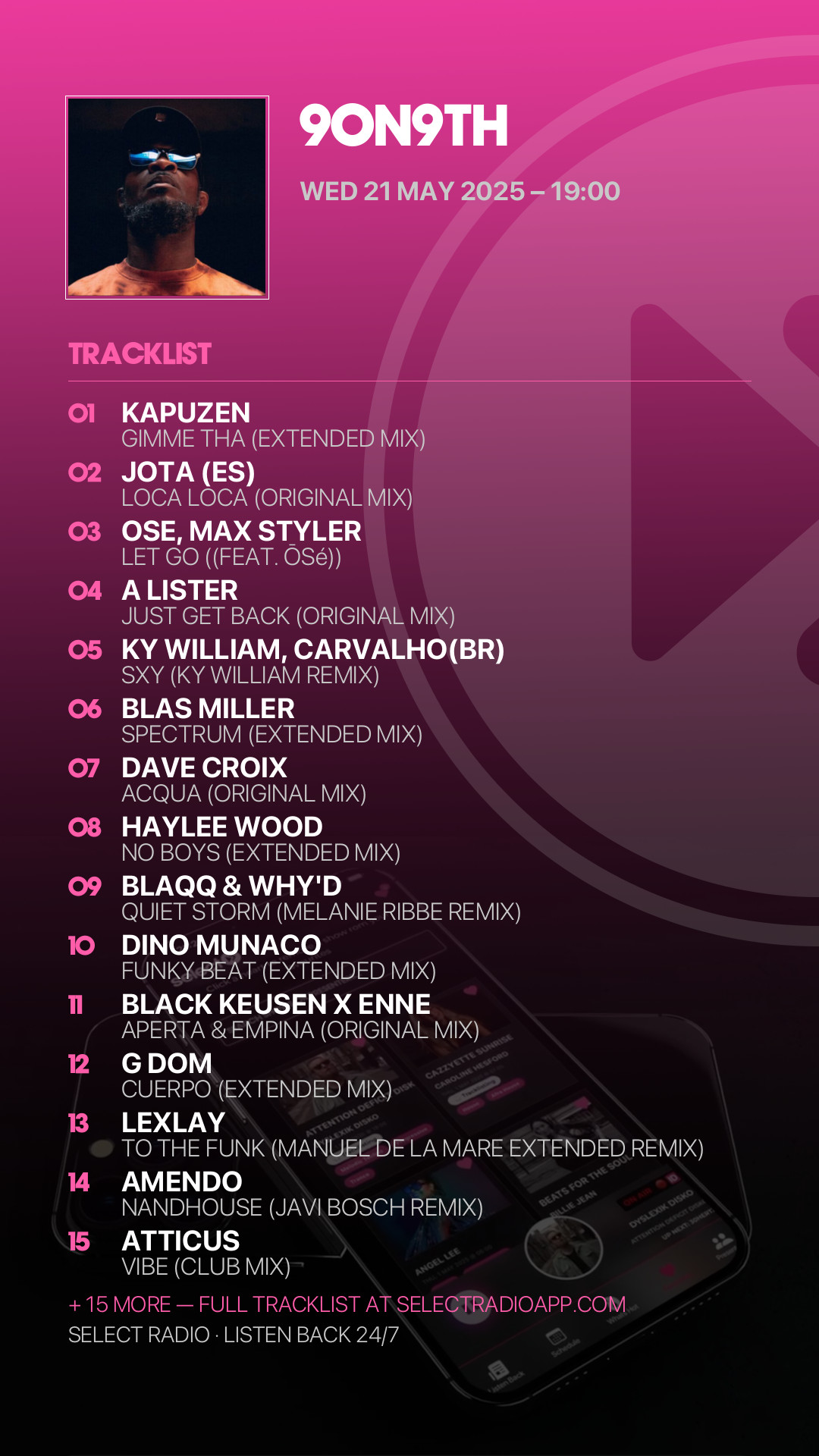 Tracklist Story Preview