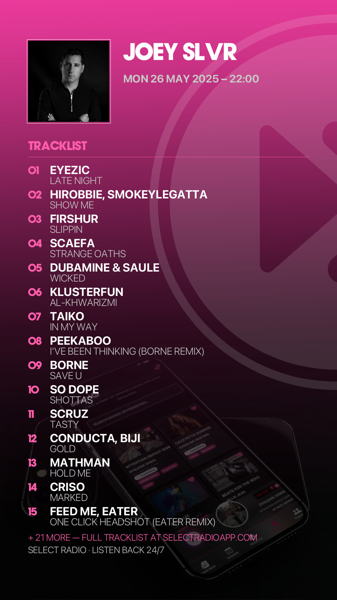 Tracklist Story Preview