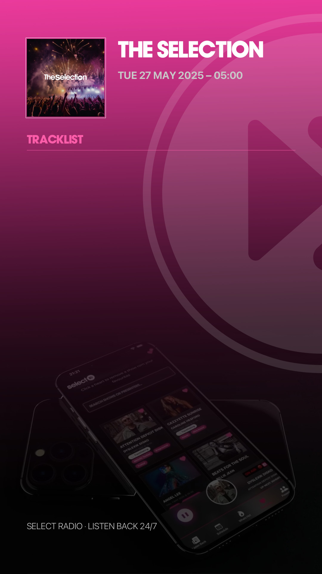 Tracklist Story Preview