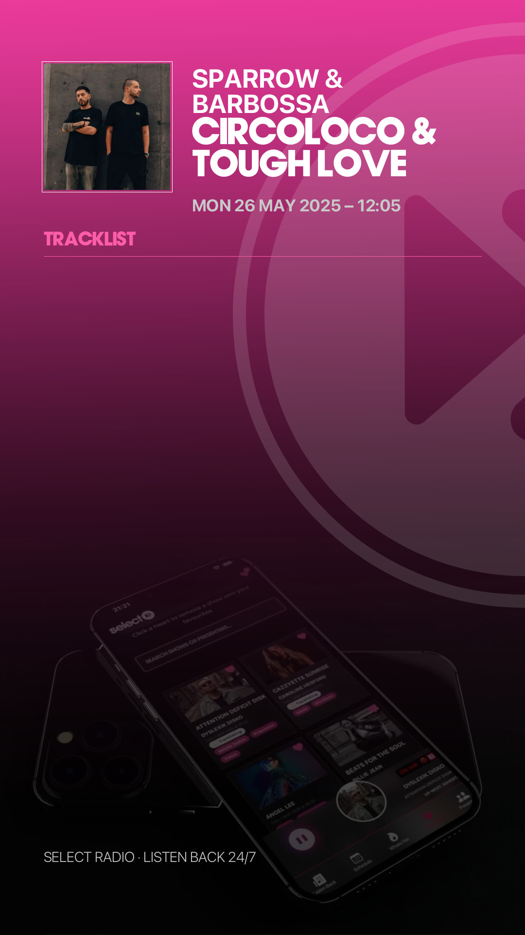 Tracklist Story Preview