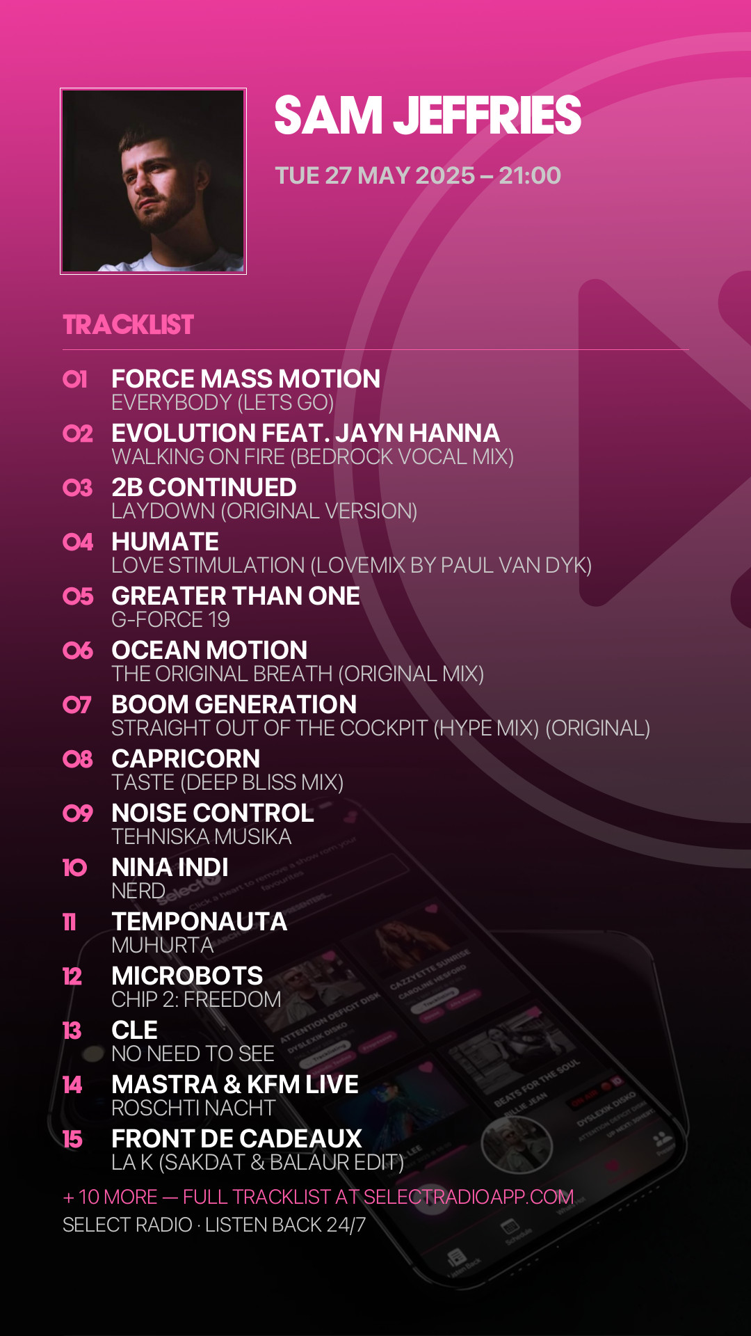 Tracklist Story Preview