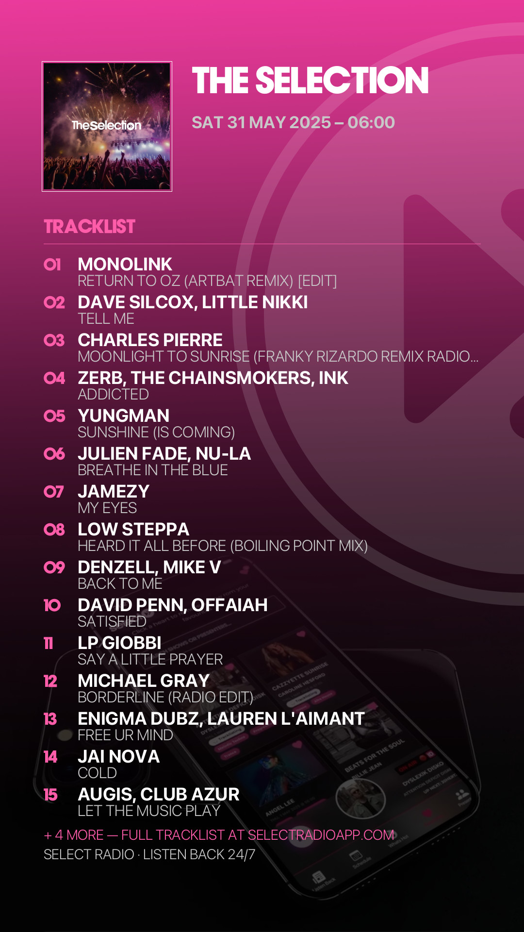 Tracklist Story Preview