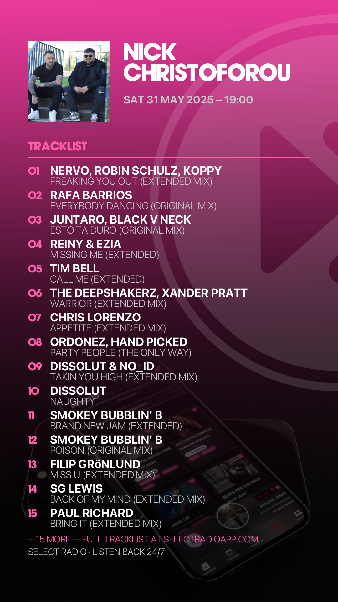 Tracklist Story Preview