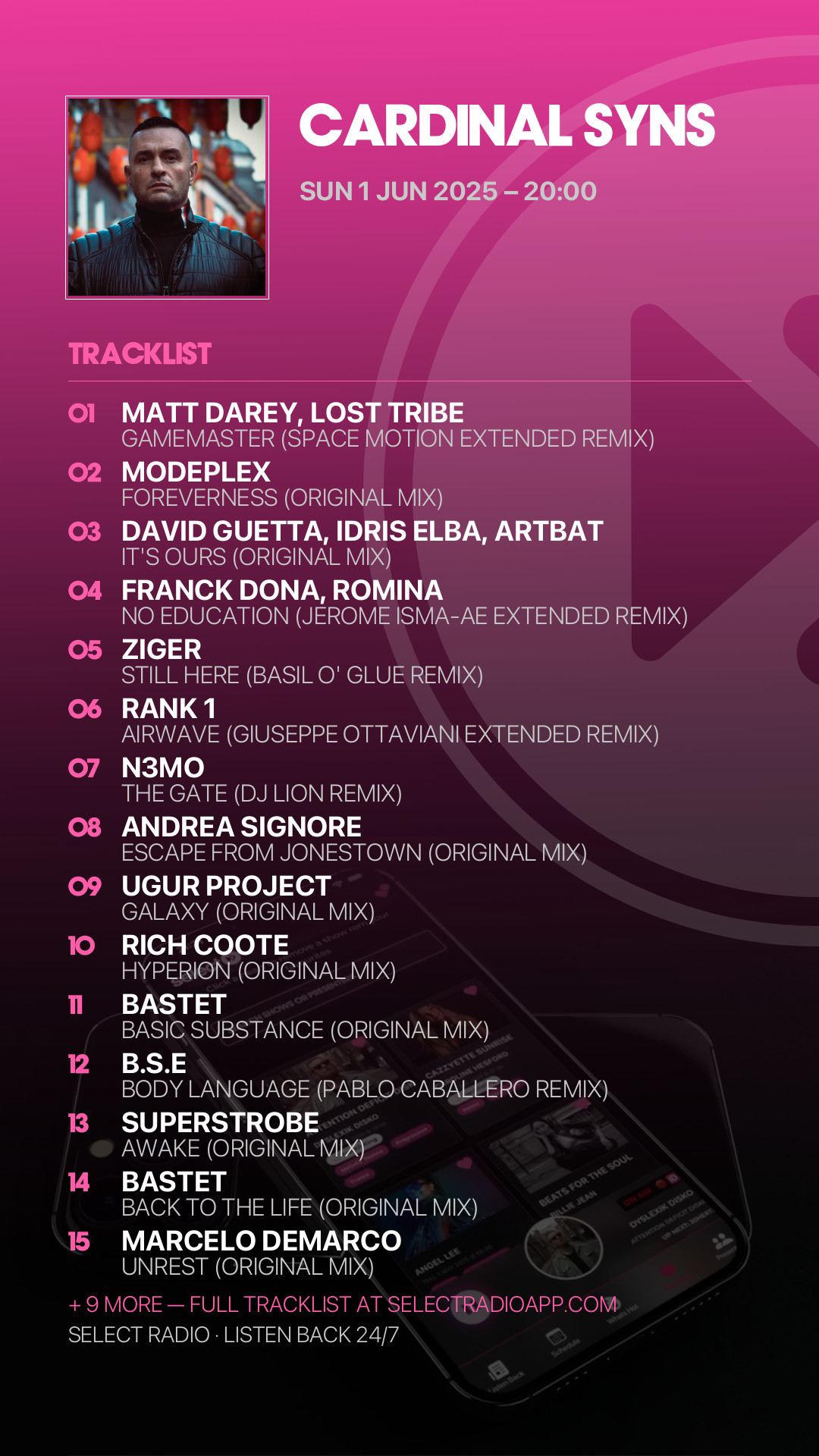 Tracklist Story Preview