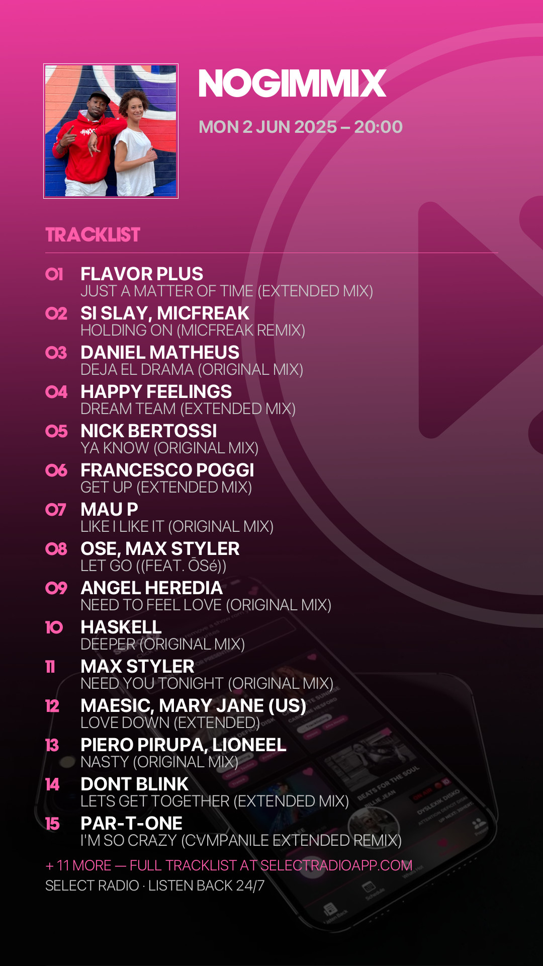 Tracklist Story Preview